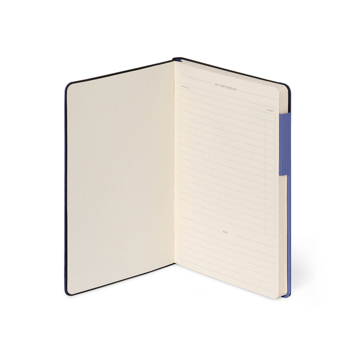 Lined Notebook with Monochrome Soft Cover - Future Dusk - My Notebook
