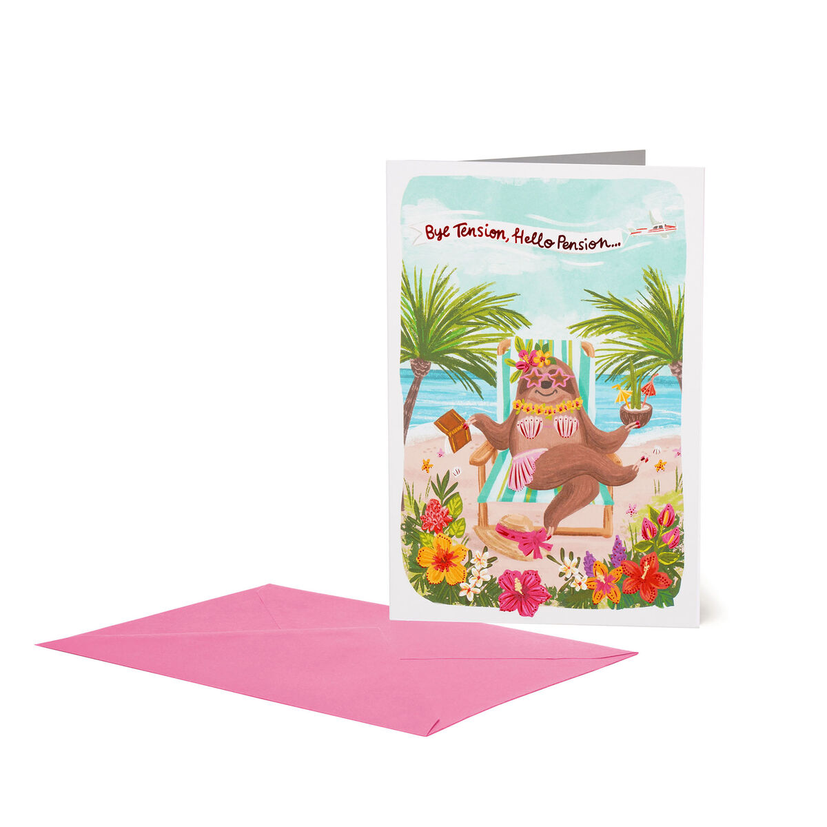 Greeting Card - Large - Pension - Female Retirement