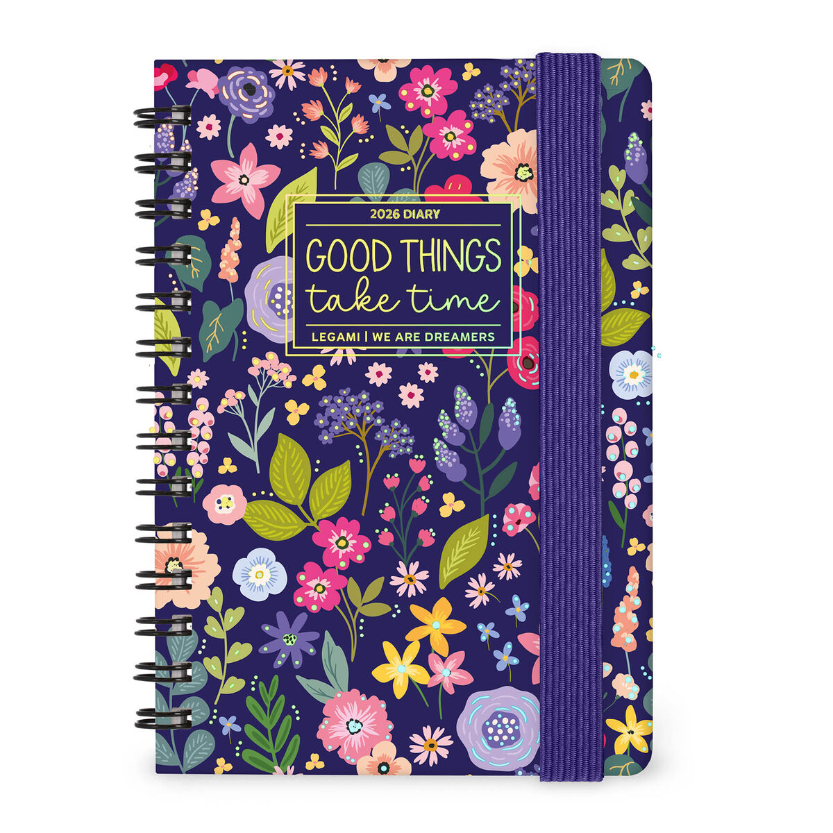 12-Month Small Weekly Spiral-Bound Diary - 2026