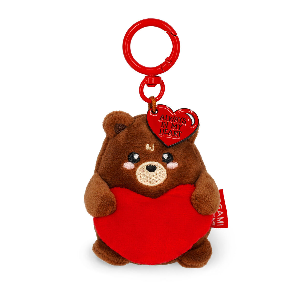 Teddy Bear Plush Key Ring - Tiny Super Soft!
