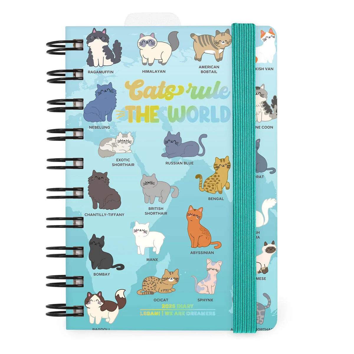 12-Month Small Daily Spiral-Bound Diary - 2026