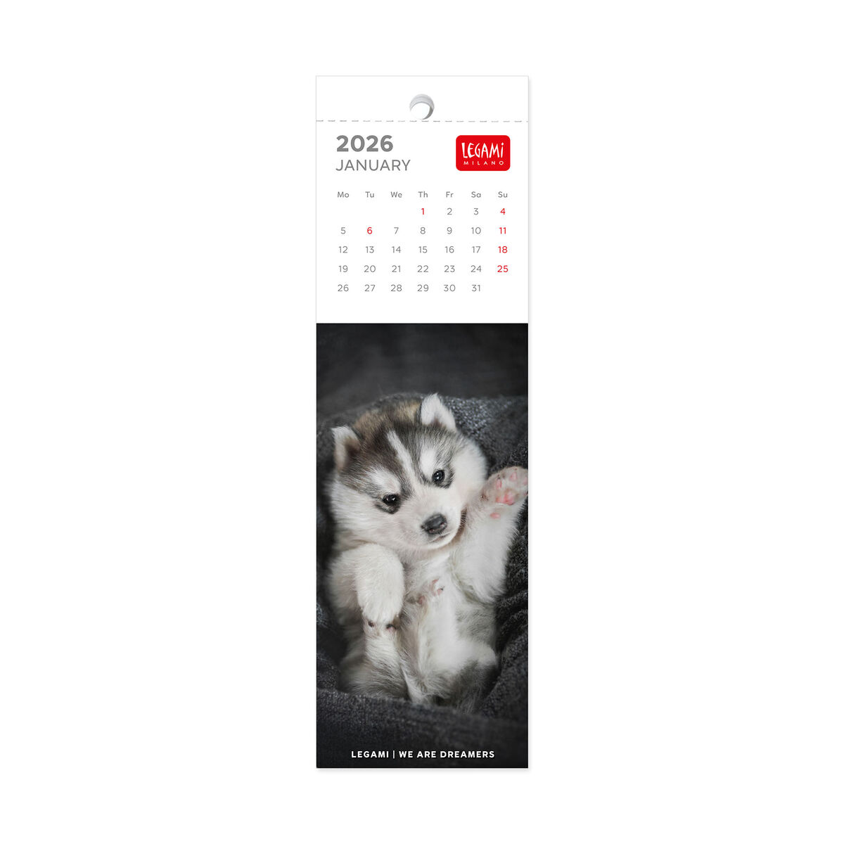2026 Bookmark Calendar - 5,5 x 18 cm