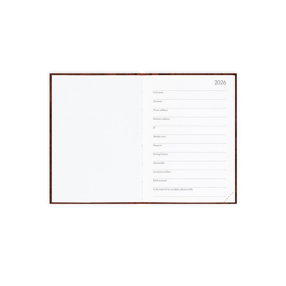 12-Month Small Daily Photo Diary - 2026