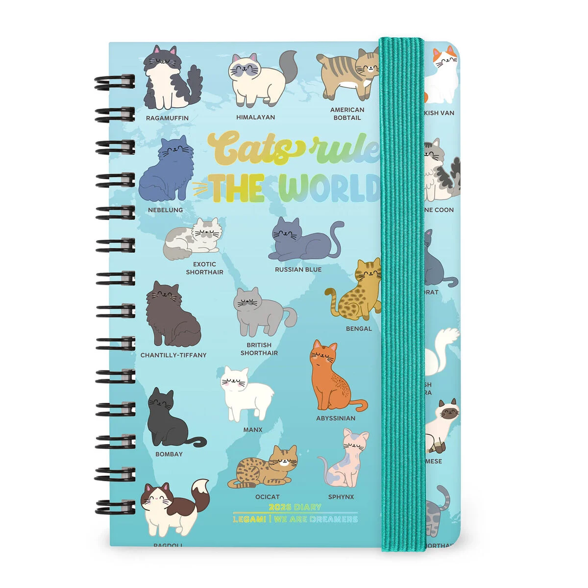 12-Month Small Weekly Spiral-Bound Diary - 2026