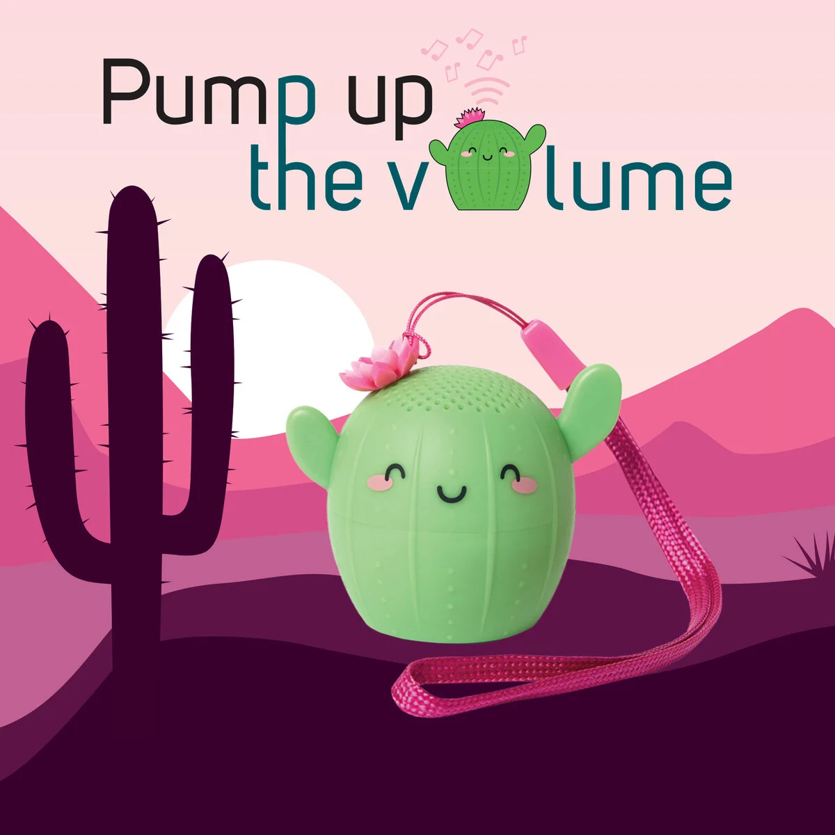 Cactus Mini Wireless Hands-Free Speaker - Pump Up The Volume