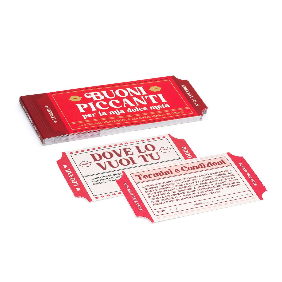 Book of 24 Sexy Vouchers - Italian - Gift Vouchers