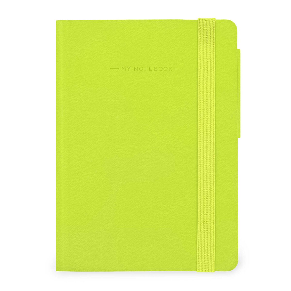 Notebook with Blank Pages and Monochrome Soft Cover - Chartreuse - My Notebook