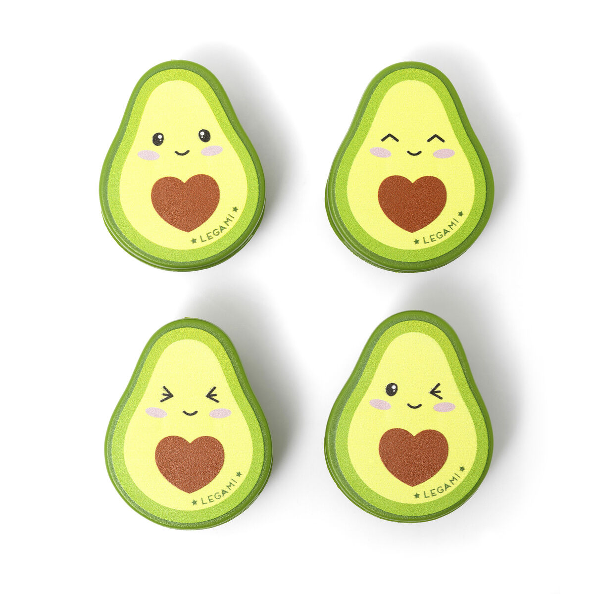 Set of 4 Bag Clips - Avocado