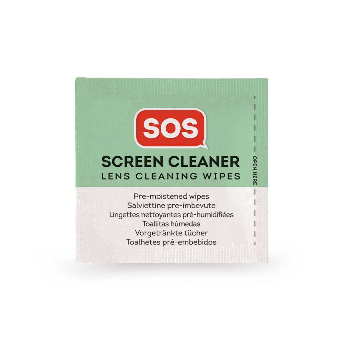 Sos Screen Cleaner - Pre-Moistened Wipes
