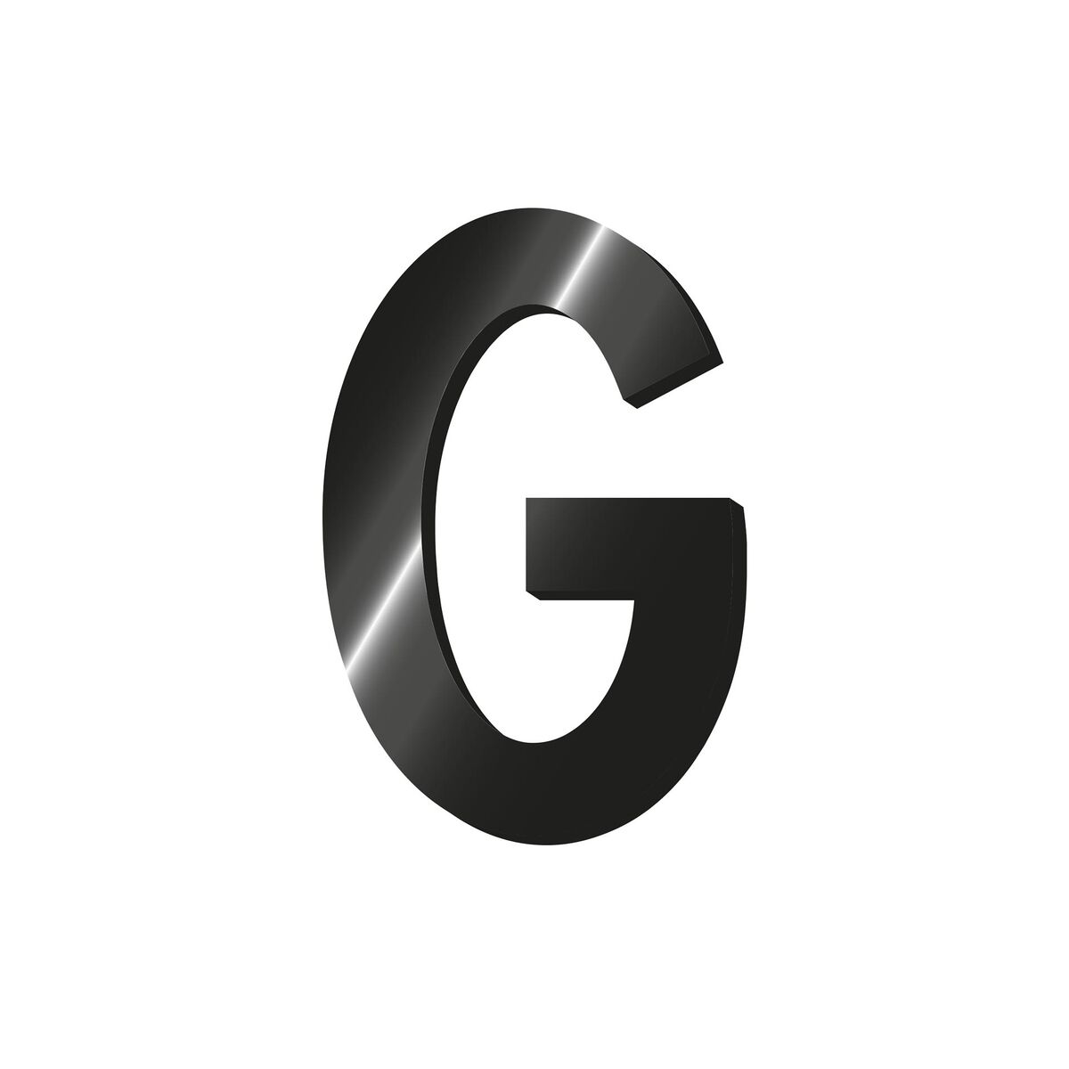 Decorative Adhesive Metal Letter - G - My Initial