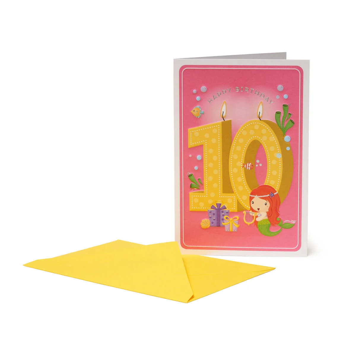 10th Birthday Card - Girl - Greeting Card