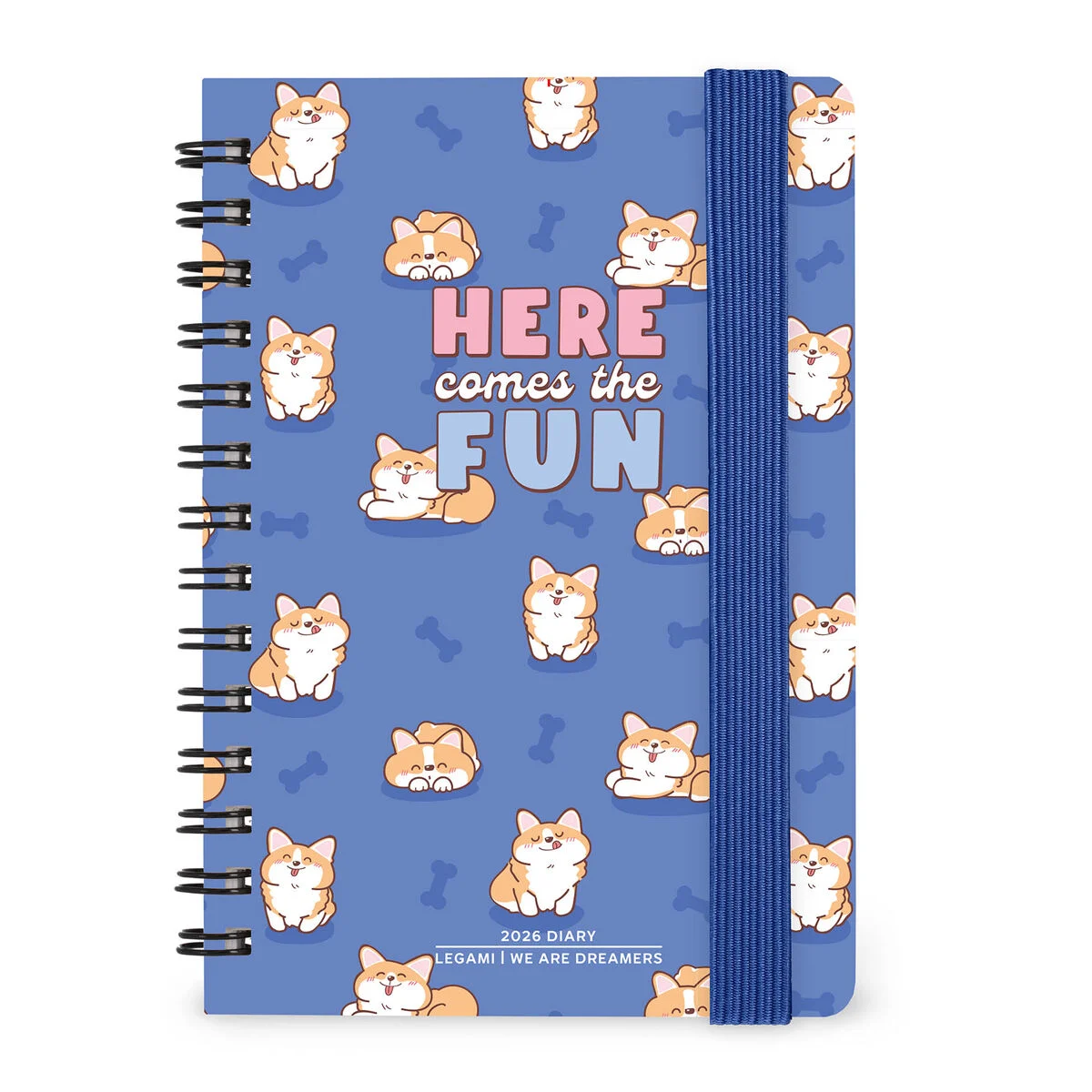 12-Month Small Weekly Spiral-Bound Diary - 2026