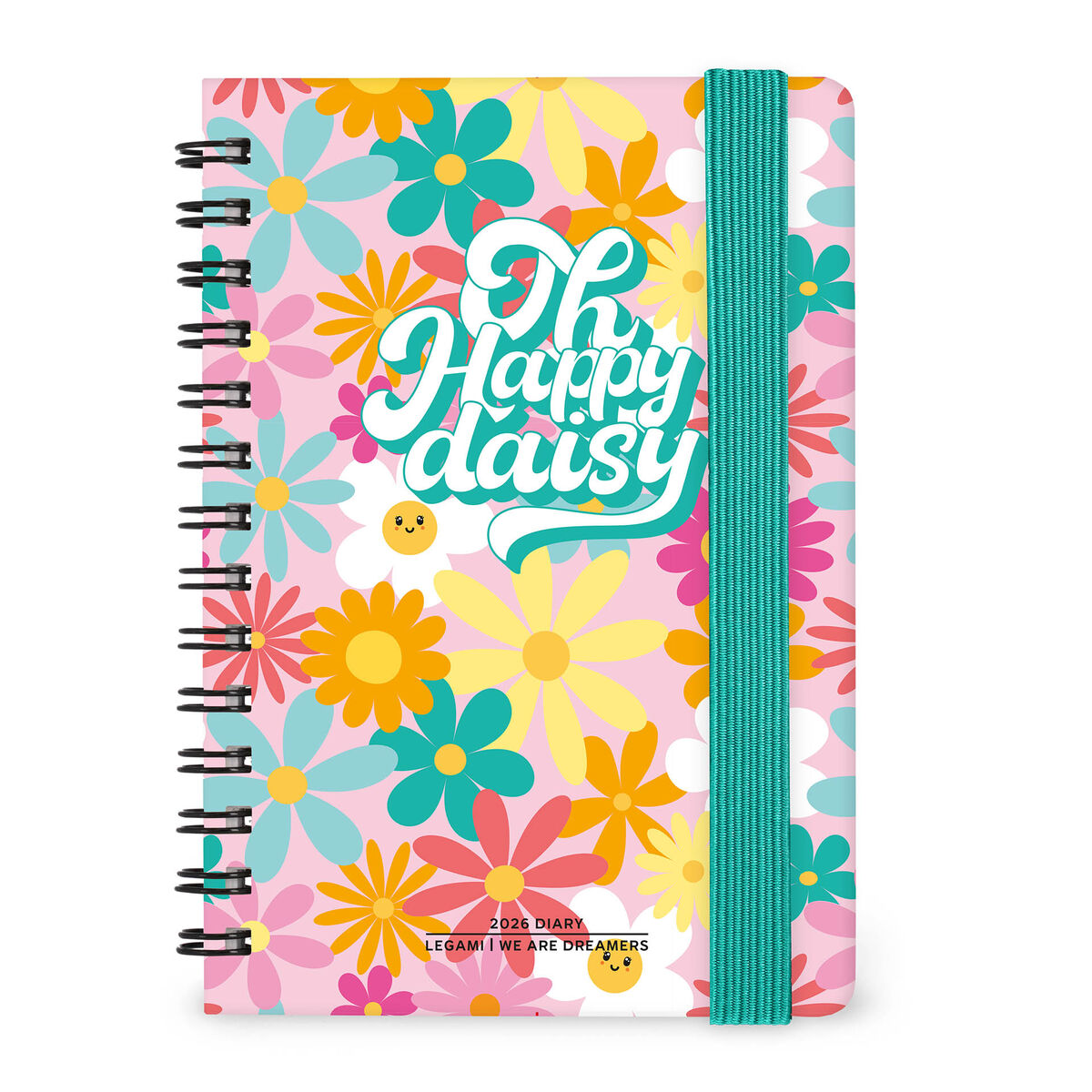 12-Month Small Weekly Spiral-Bound Diary - 2026