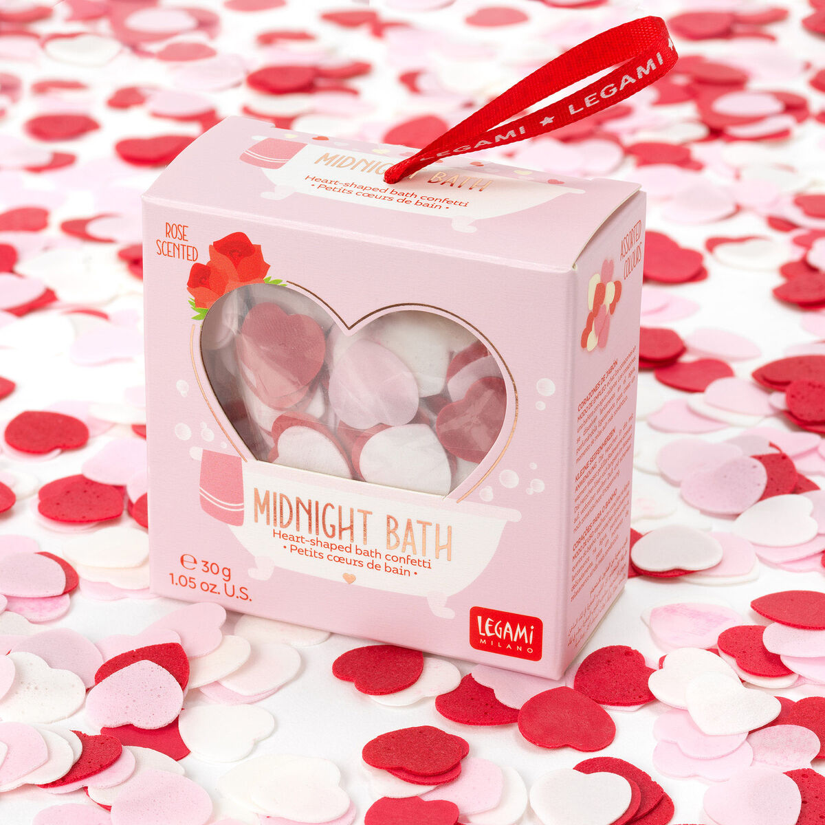 Heart-Shaped Bath Confetti