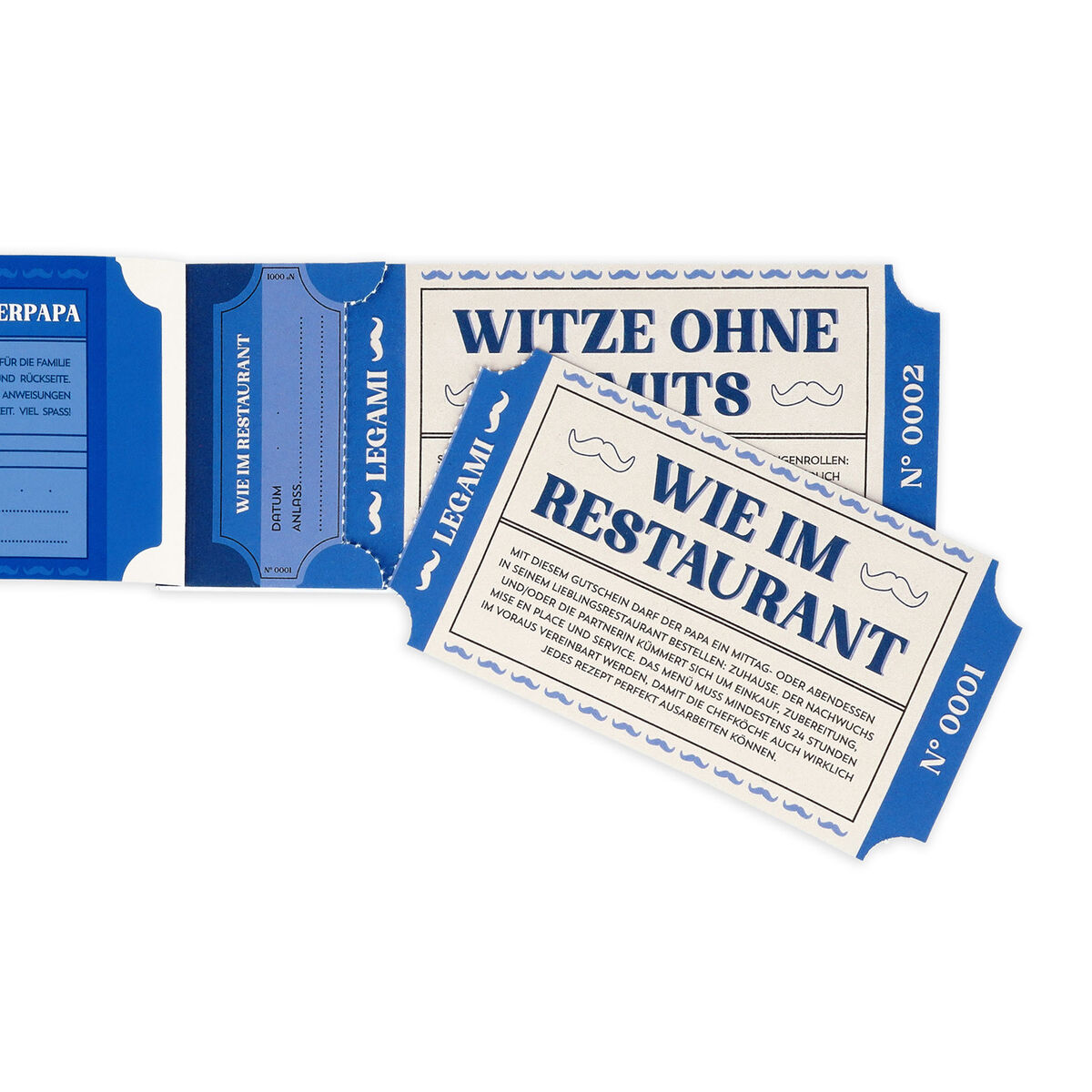 Book of 24 Vouchers for Dad - German - Gift Vouchers