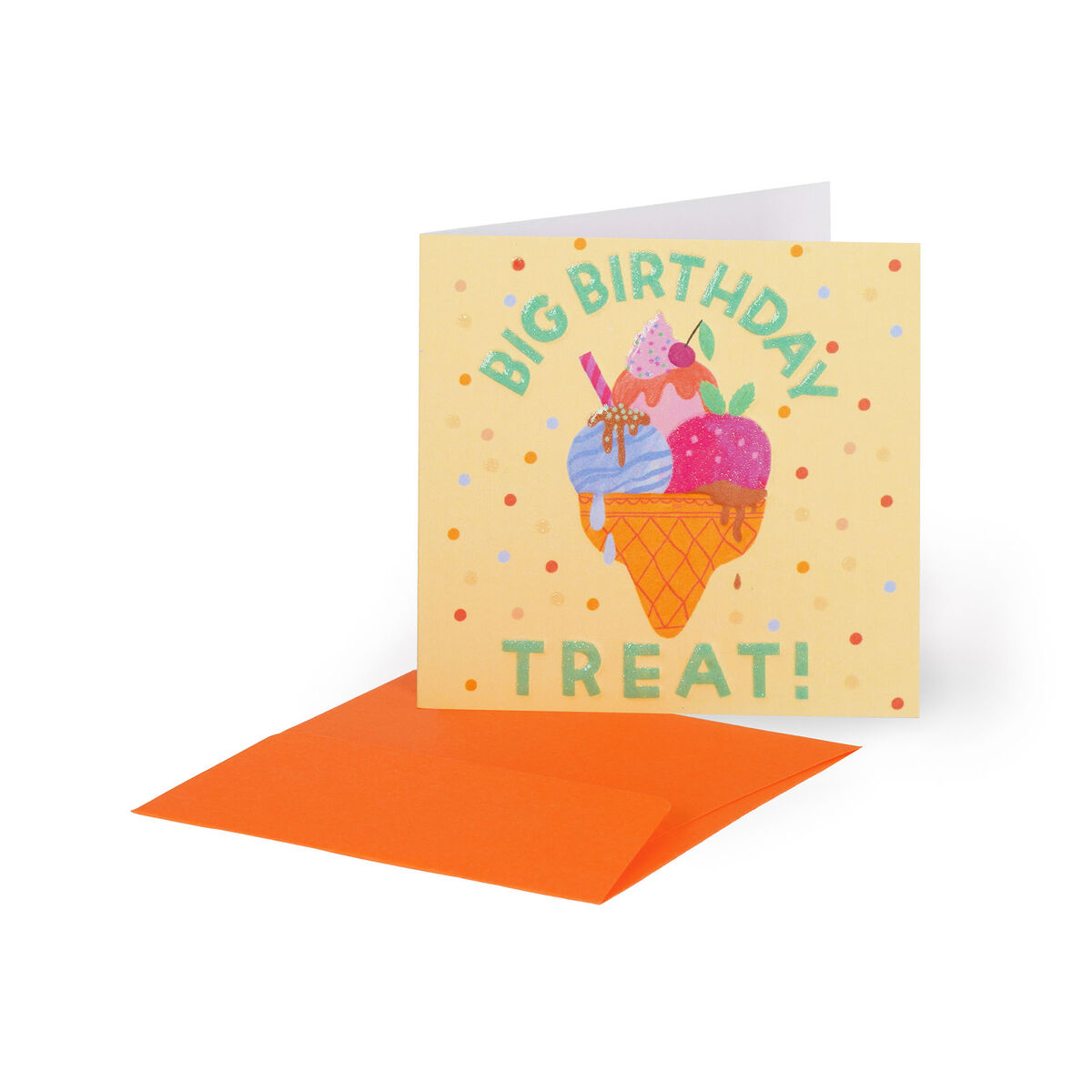 Birthday Card - Small - Small Greeting Card - Ice Cream