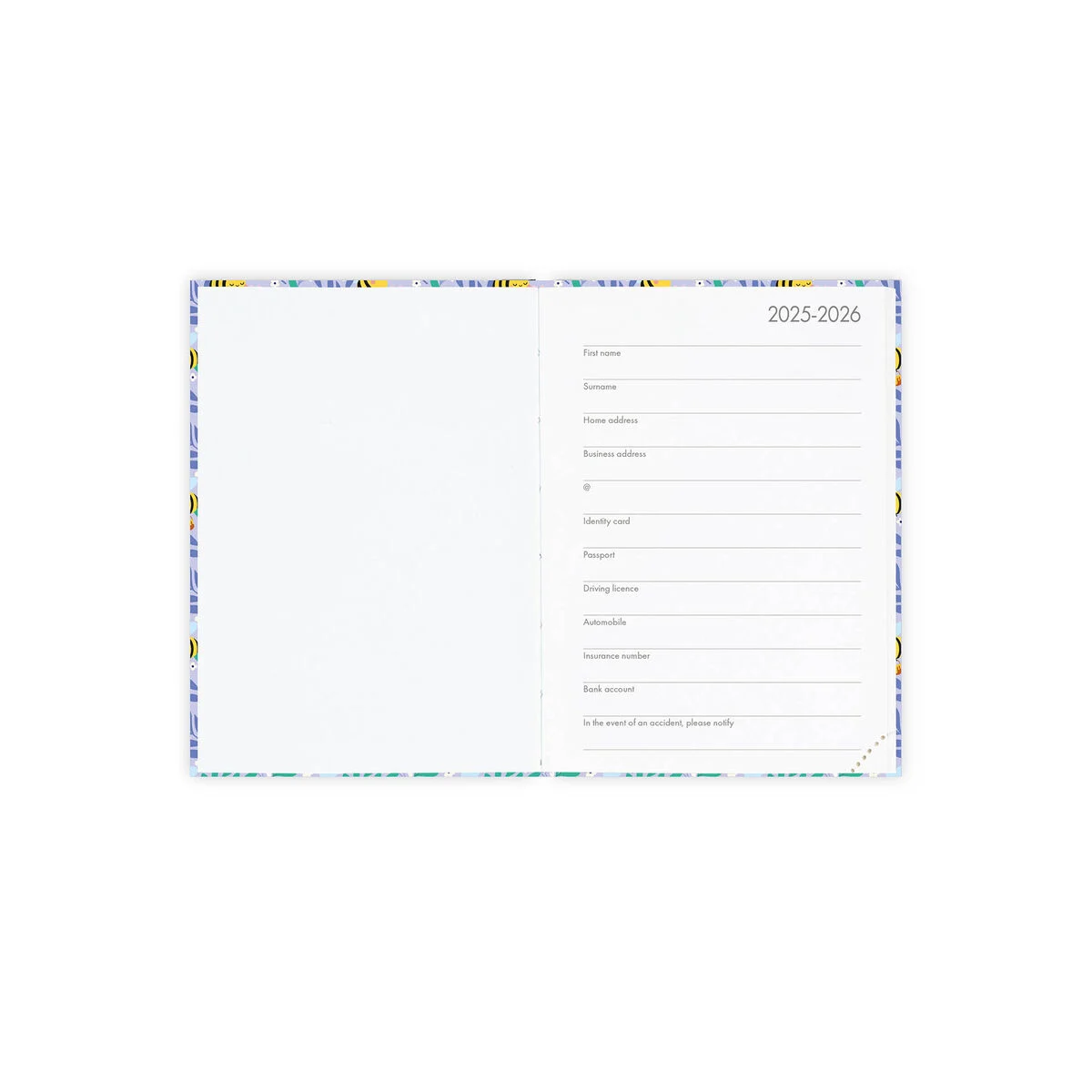 16-Month Daily Photo Diary for 2025/2026 - Bee