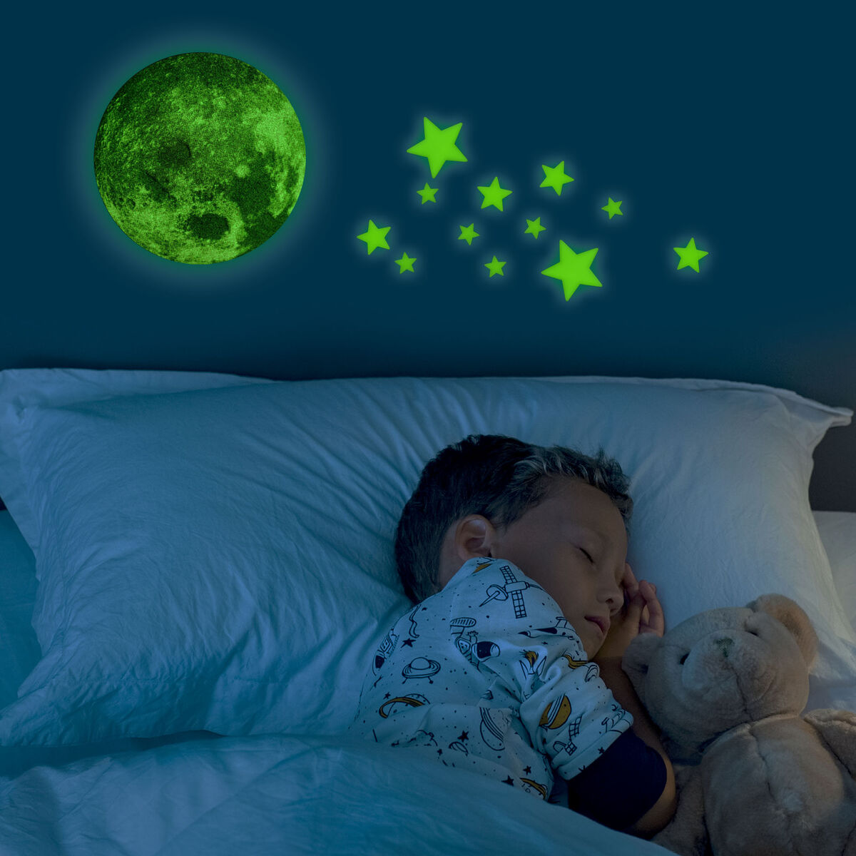 Adhesive Glow-in-the-Dark Stars - Super Stars