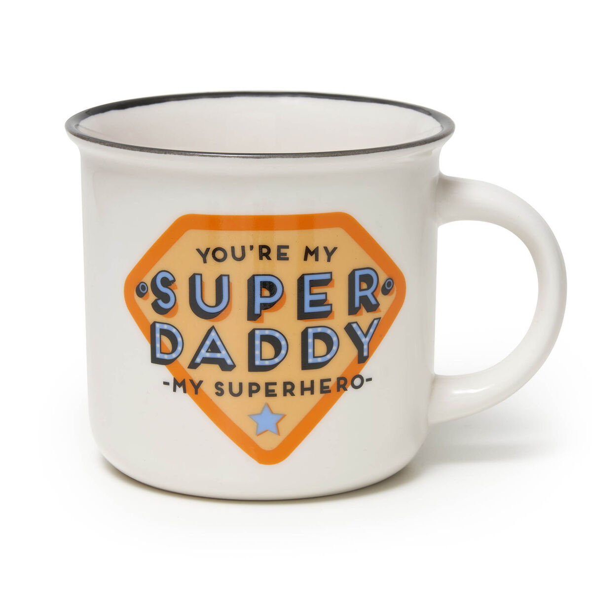 Porcelain Mug - Super Daddy - Cup-Puccino