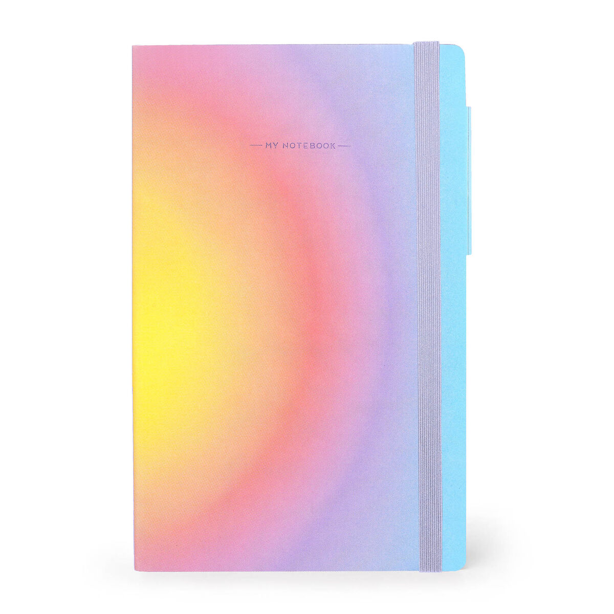 Lined Notebook with Monochrome Soft Cover - Aura - My Notebook