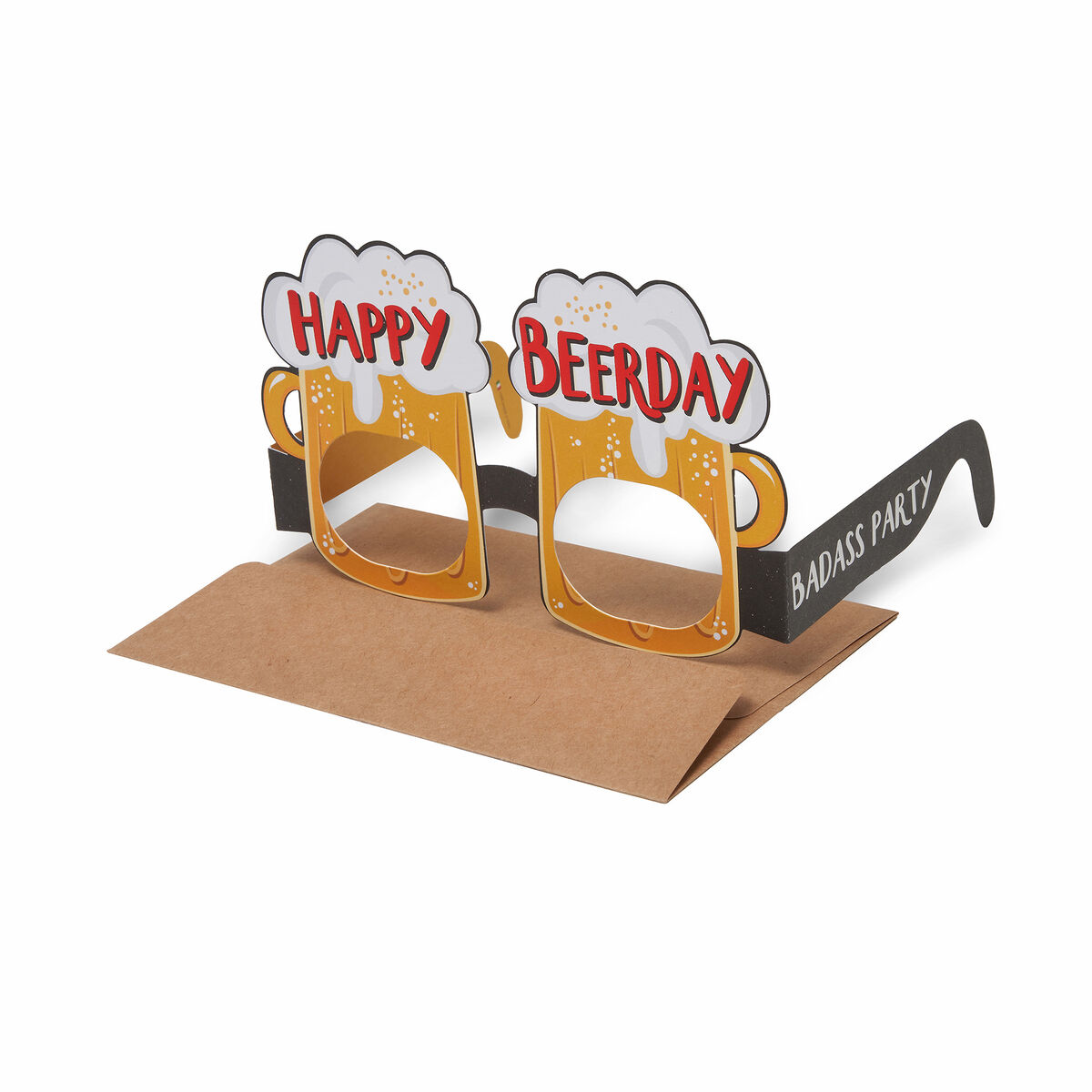 Greeting Card - Occhiali Birra