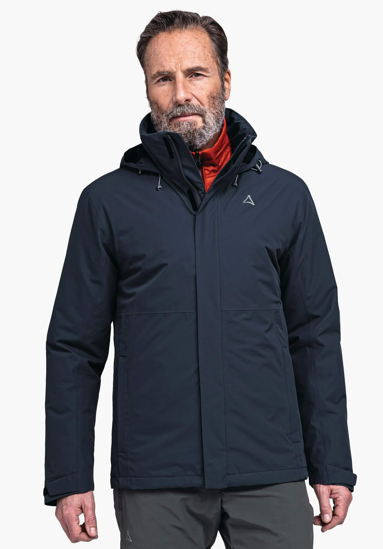 Robust, wind- and waterproof rain jacket