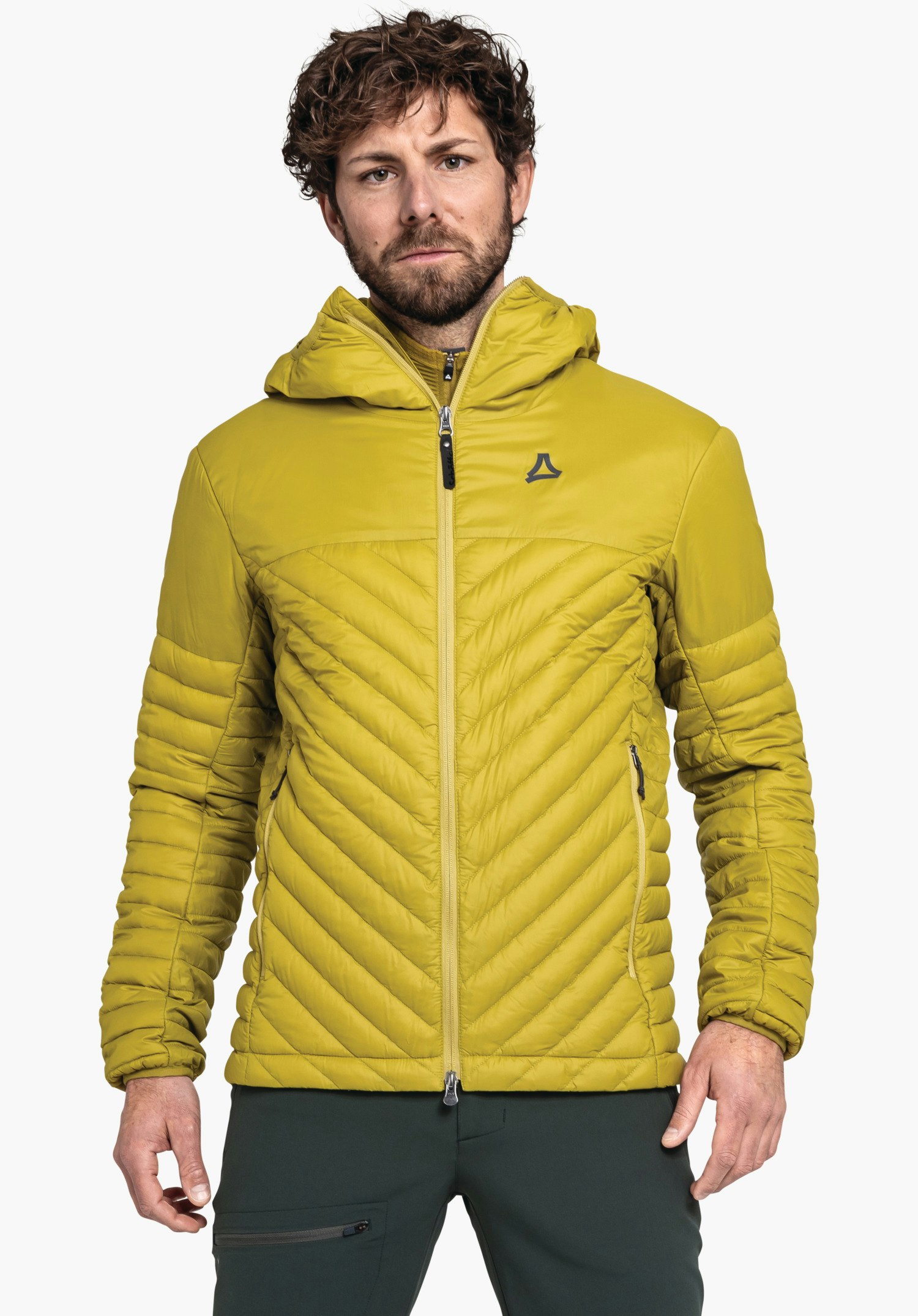Down jacket for sporty hikes