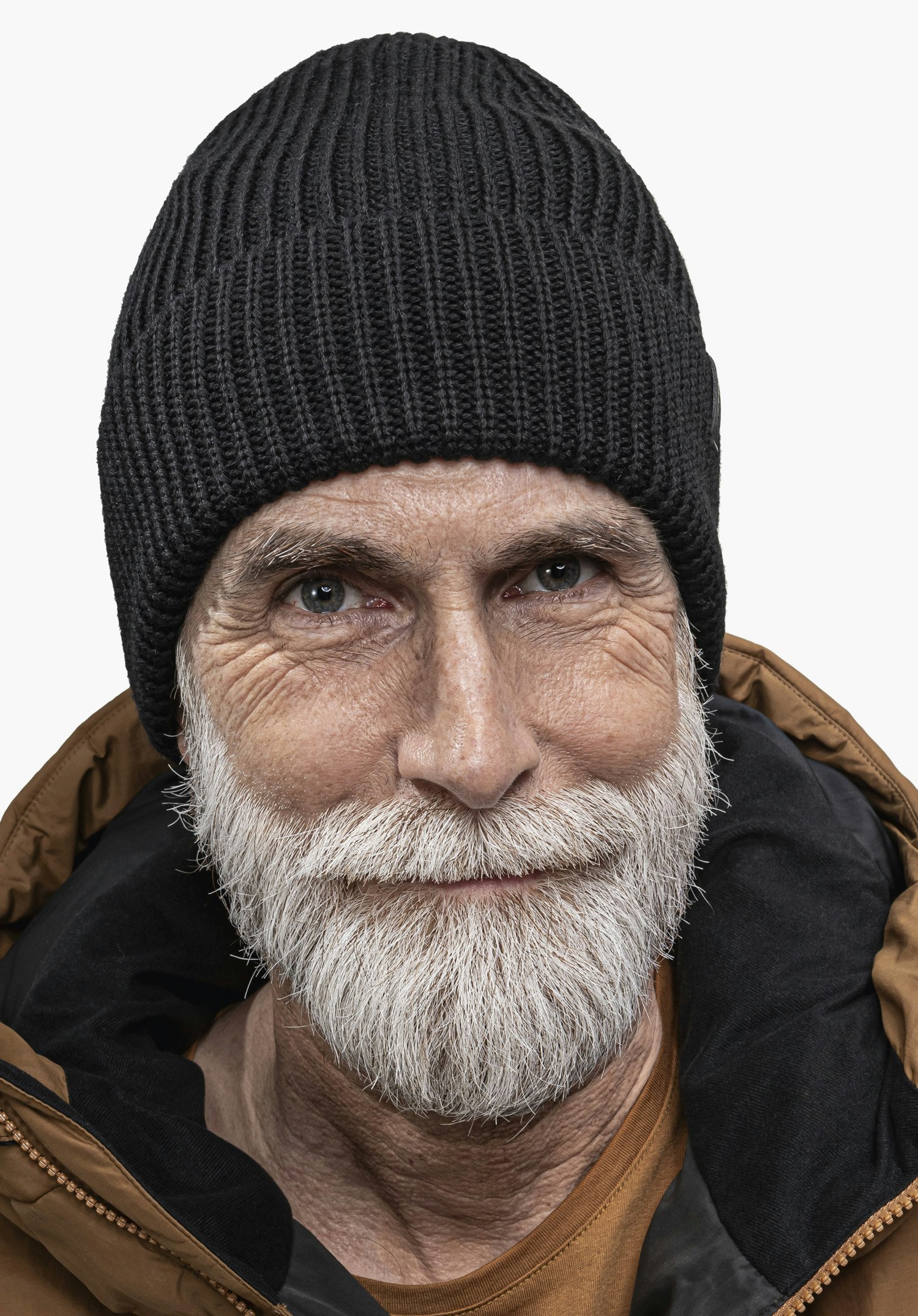 Warming fine knit beanie