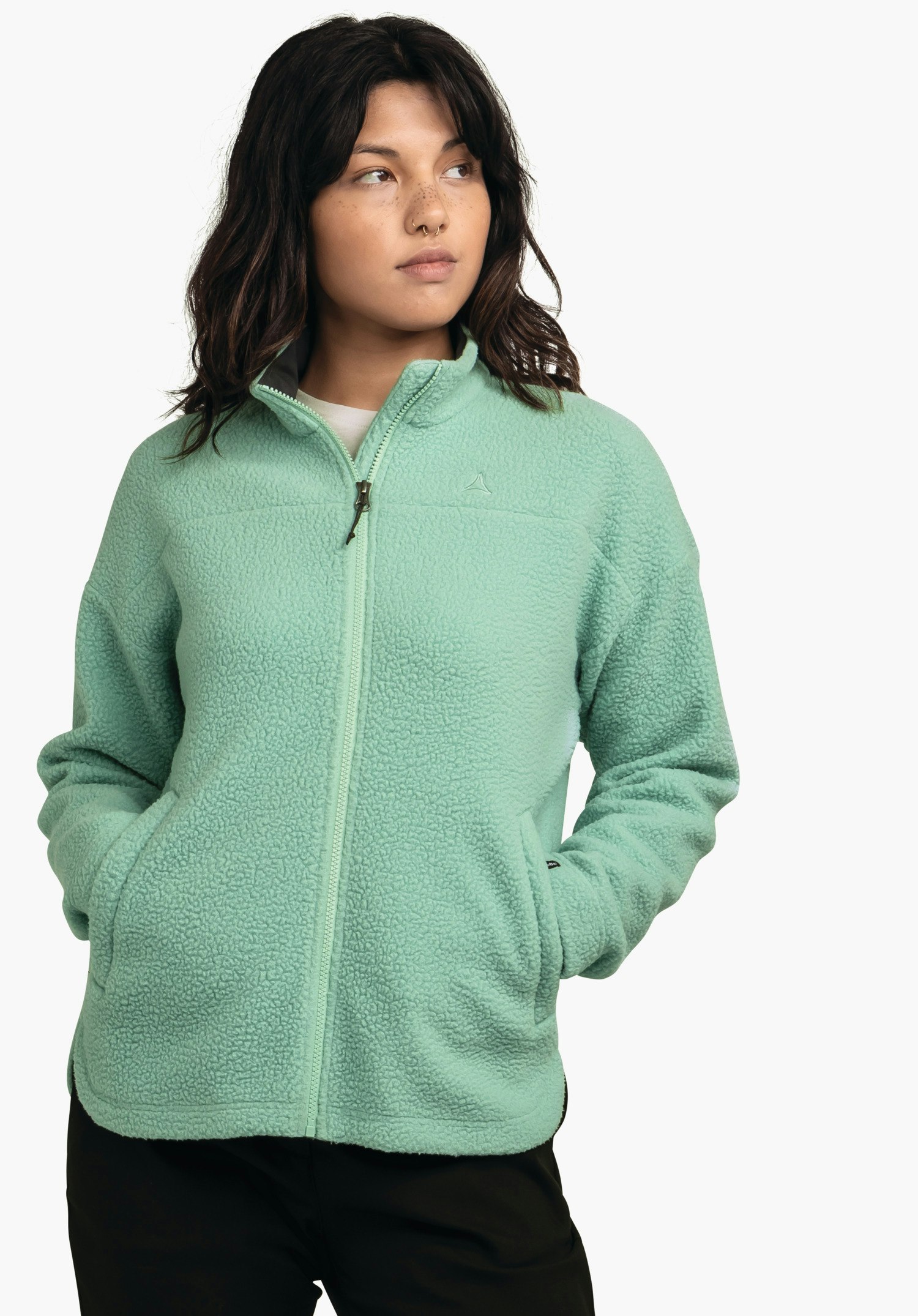 Cozy and warm Sherpa fleece jacket