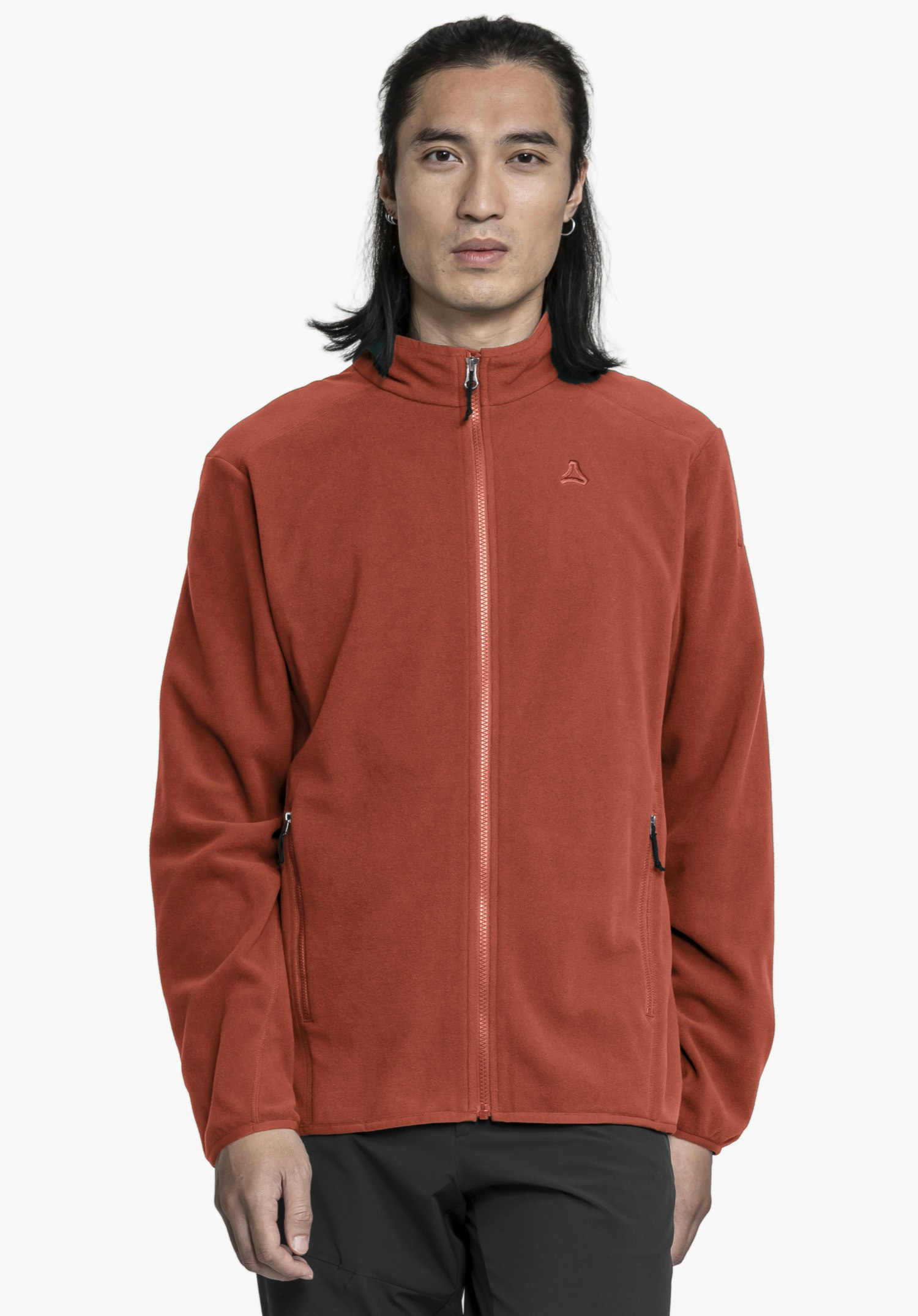 Lightweight fleece jacket for hiking