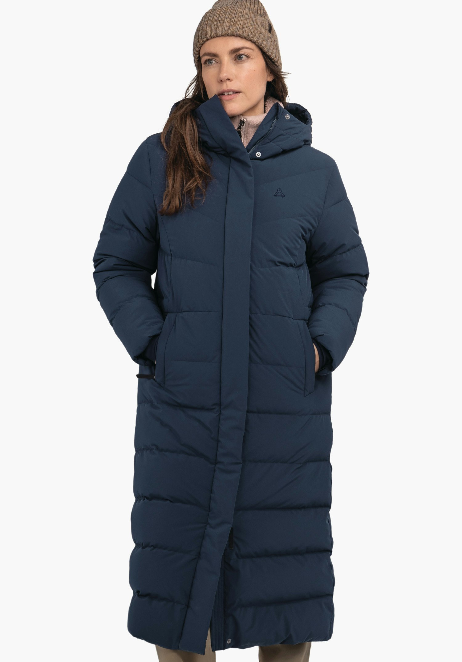 Feel-good down coat made from soft material