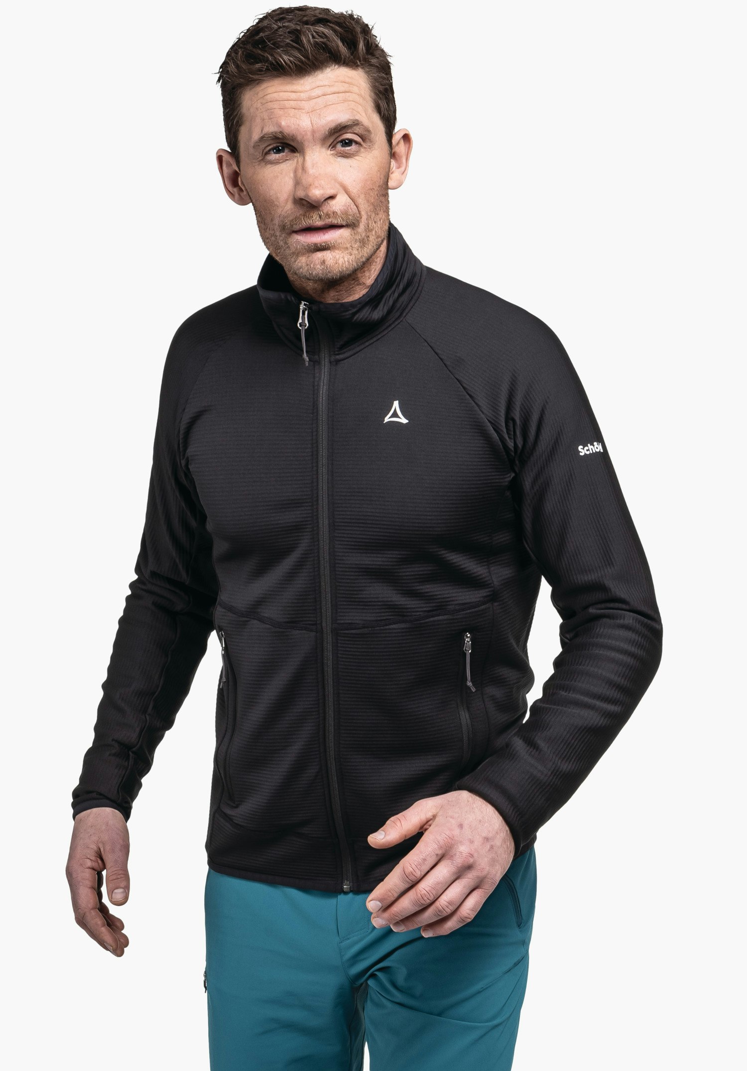 Fleece jacket for sporty hikes