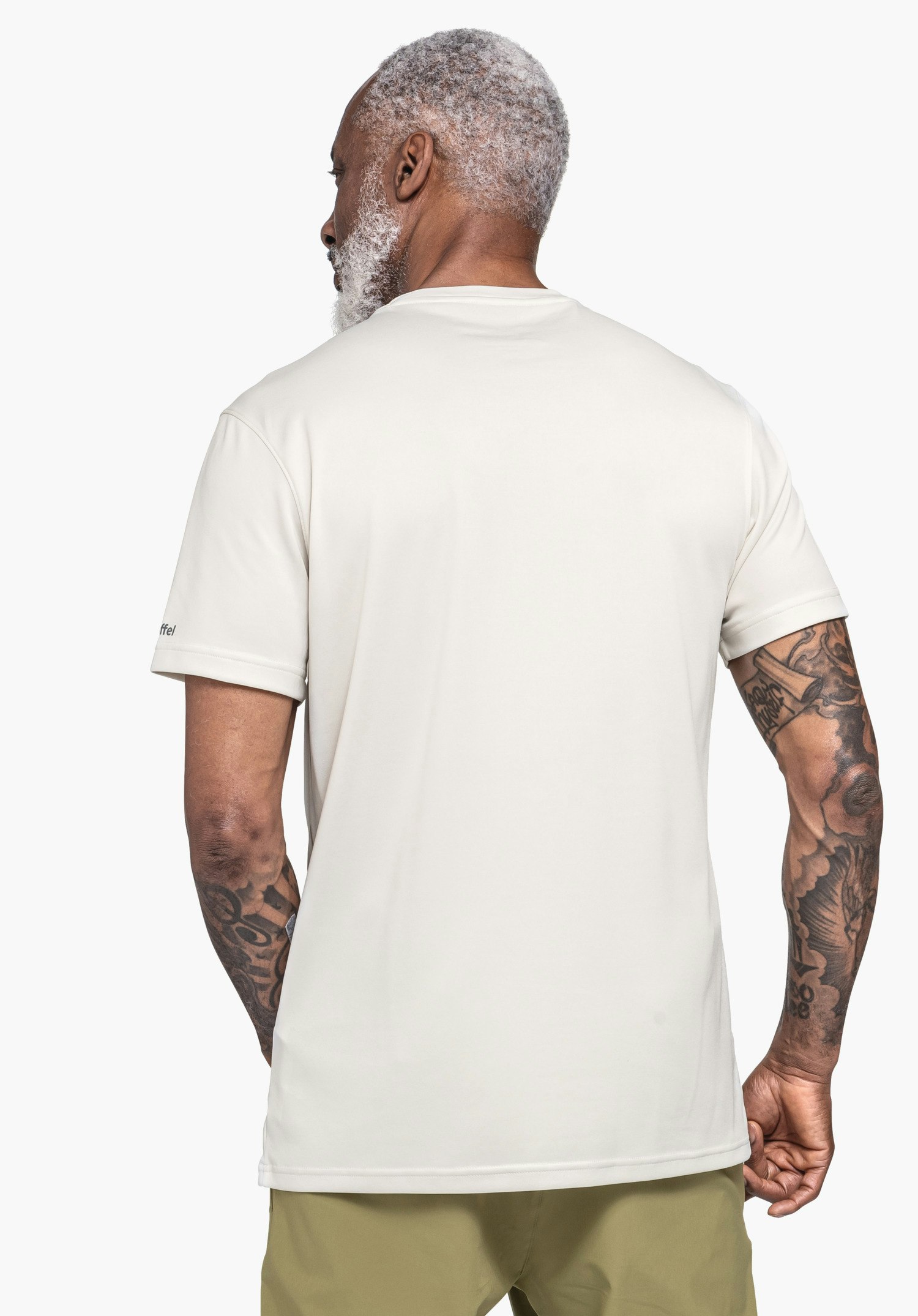 Recyclable T-shirt in a melange look