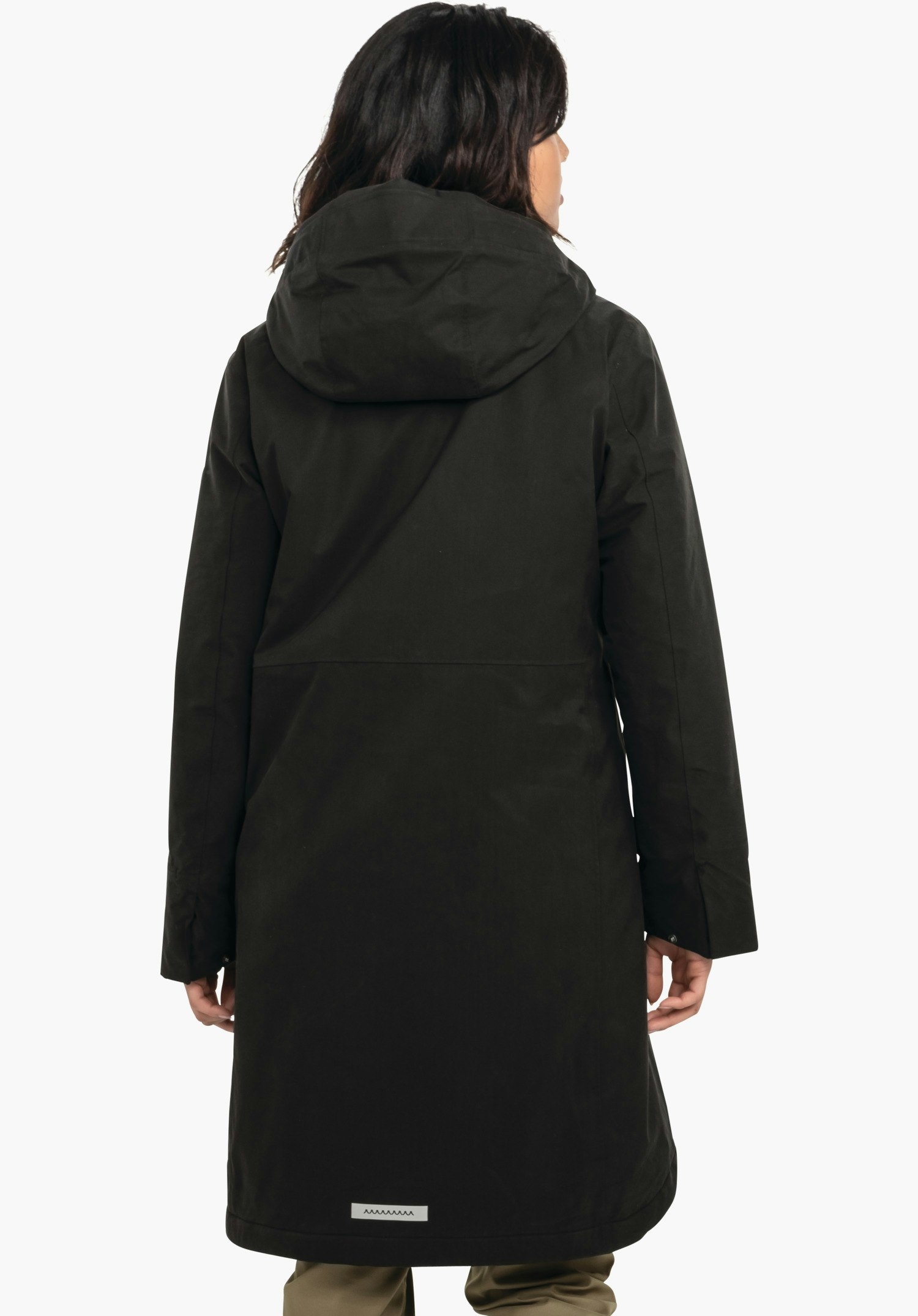 Winter coat made from innovative materials