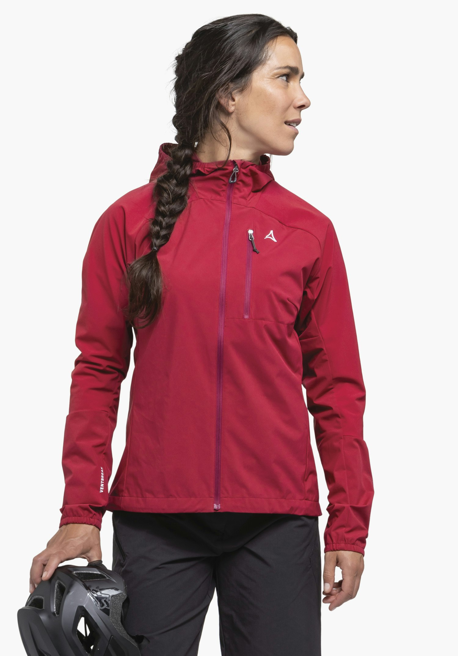 Robust wind jacket for trail riders