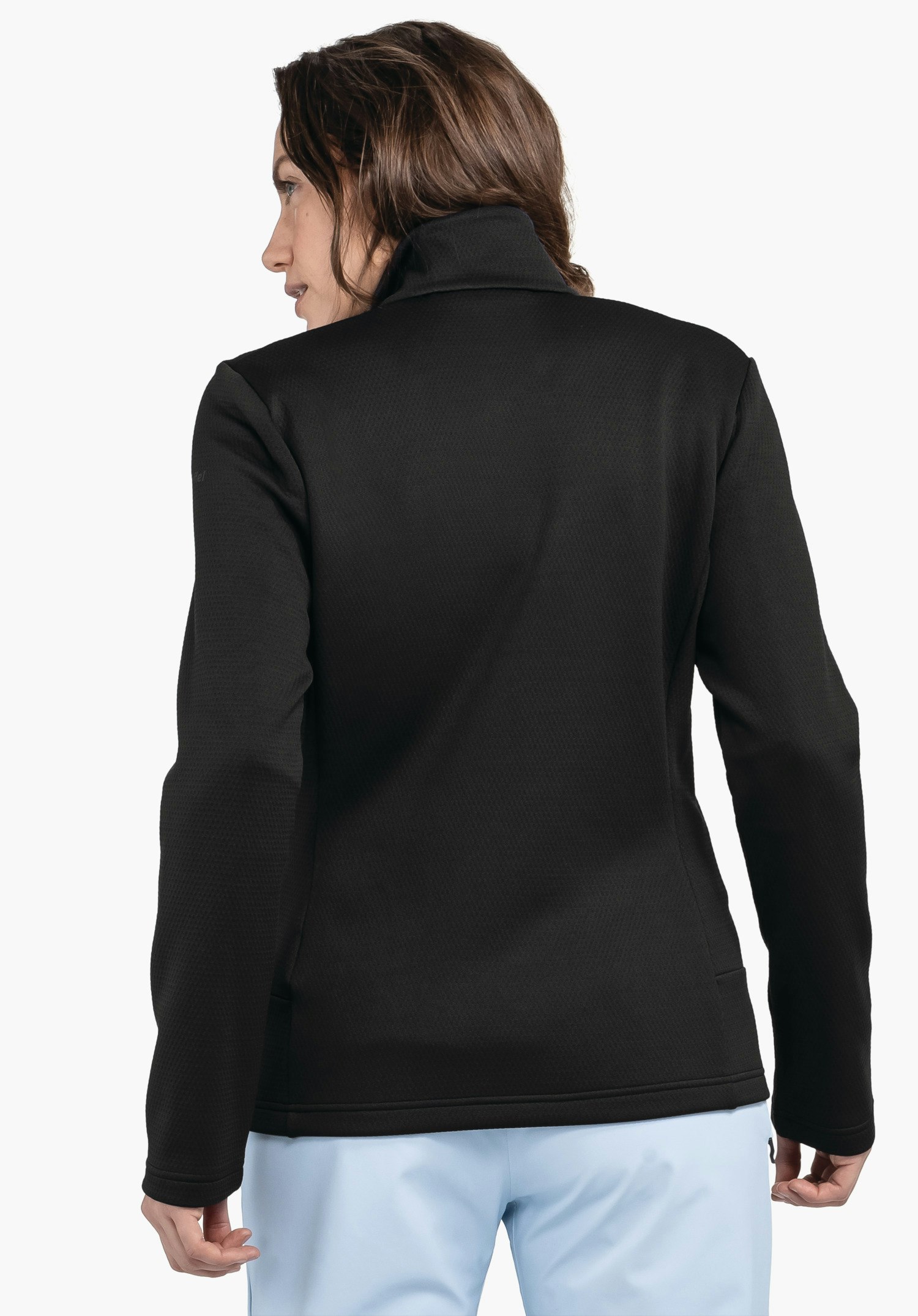 Fleece jacket suitable for everyday wear and skiing