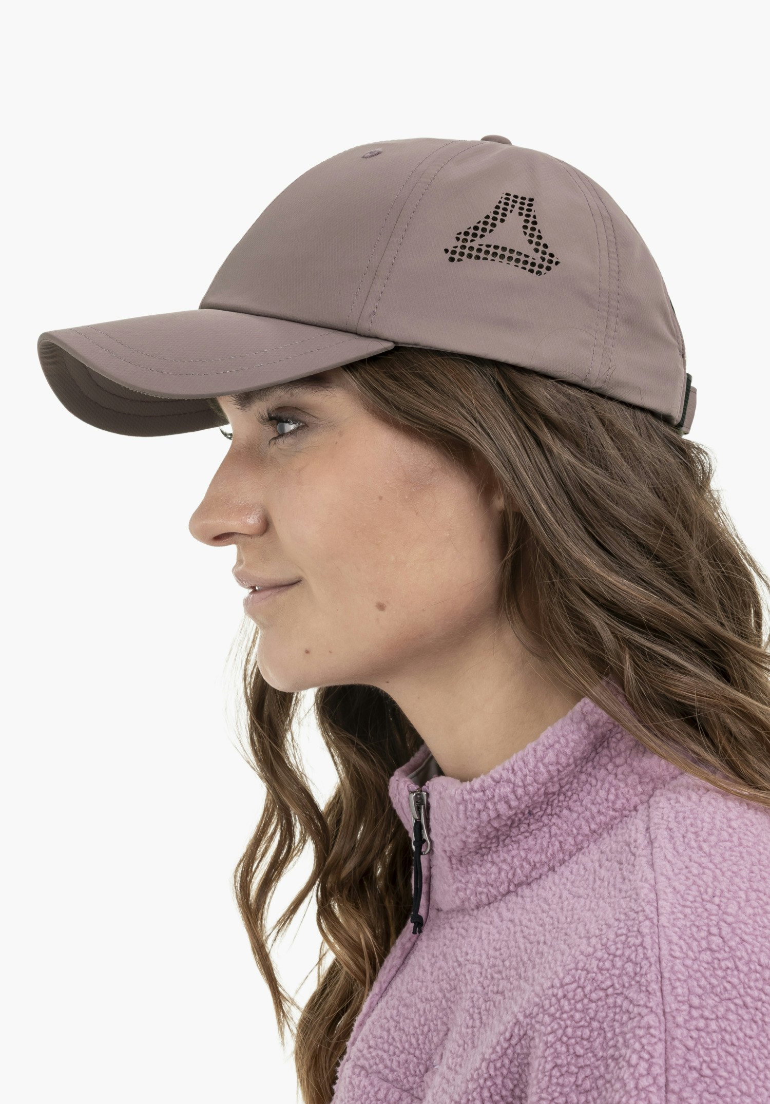 Cap with clever plait opening