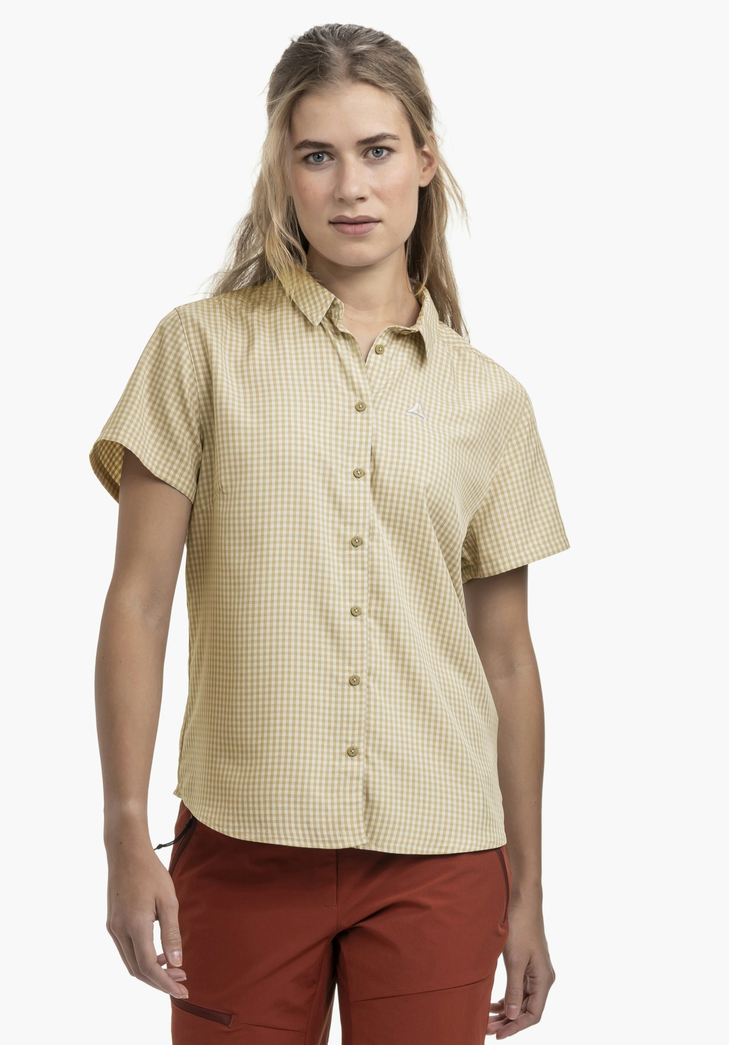 Quick-drying short-sleeved hiking blouse