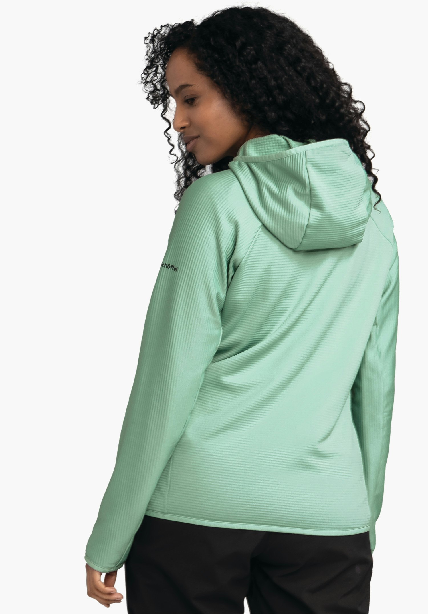 Fleece hoody for sporty hikes
