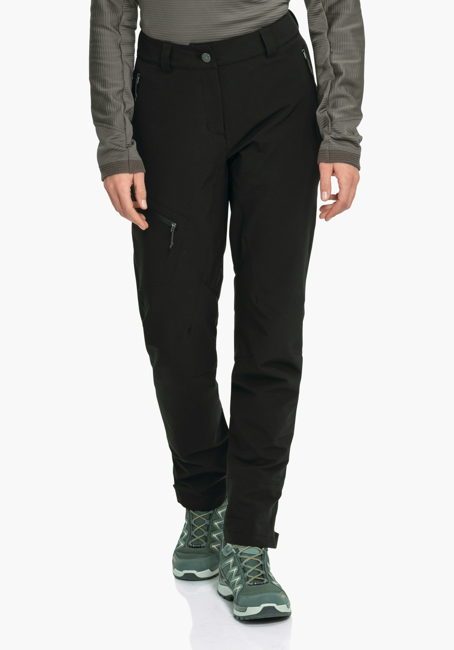 Water-repellent & warming hiking pants