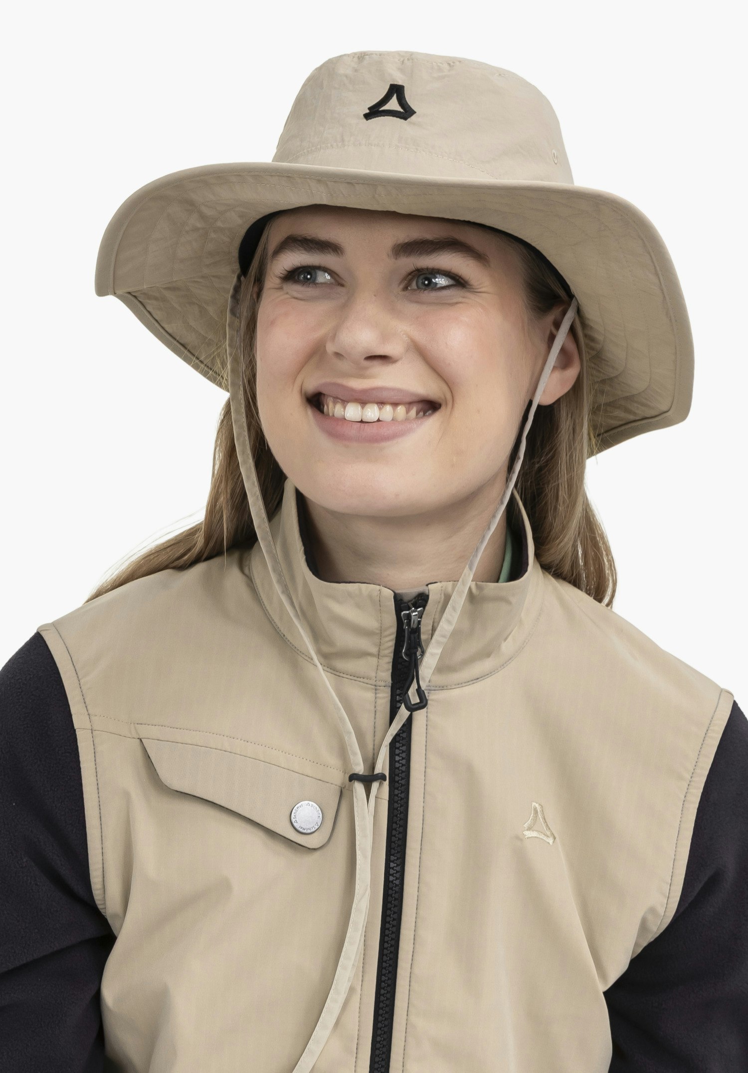 Sun hat with wide brim