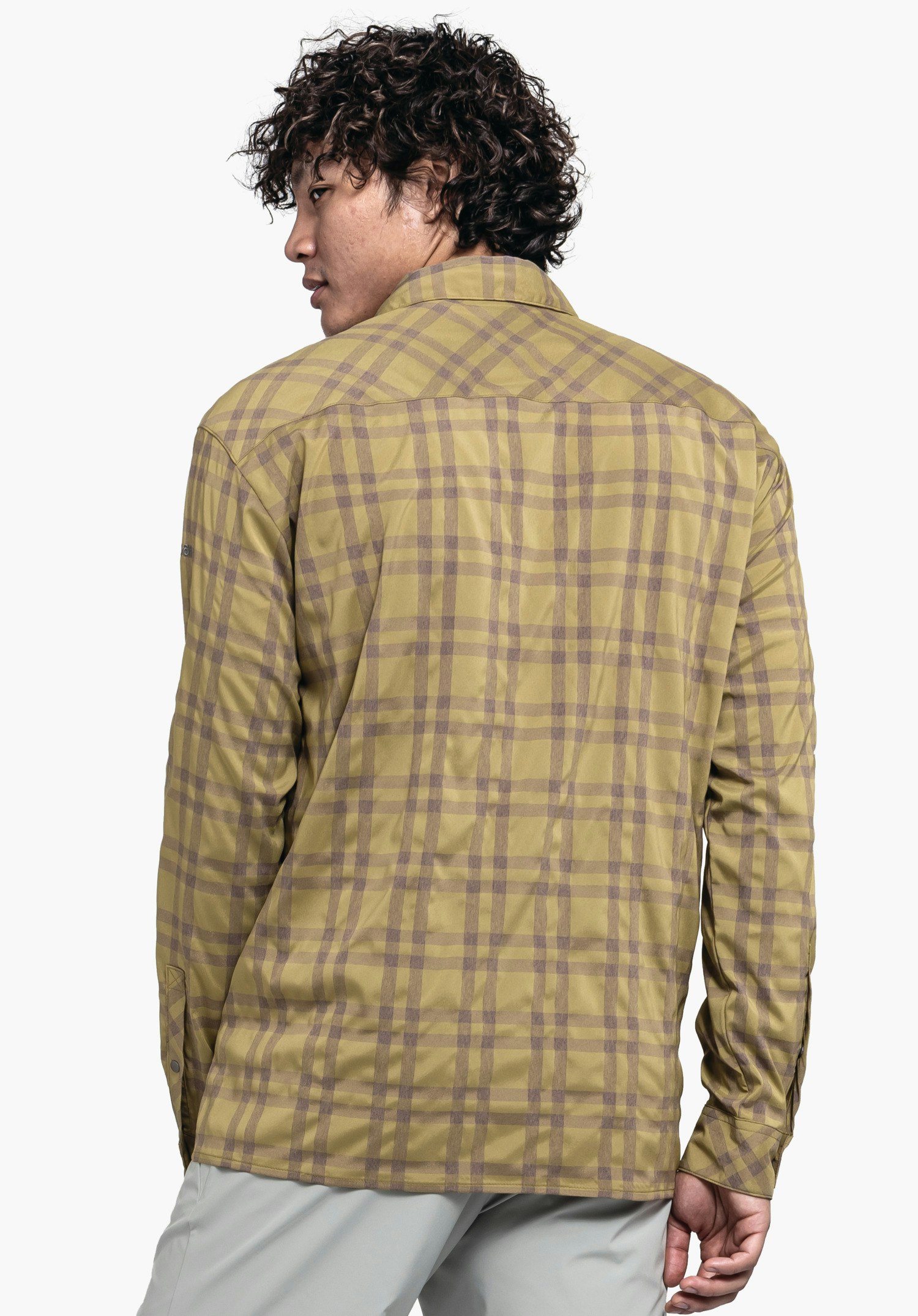 Shirt with zippered breast pocket