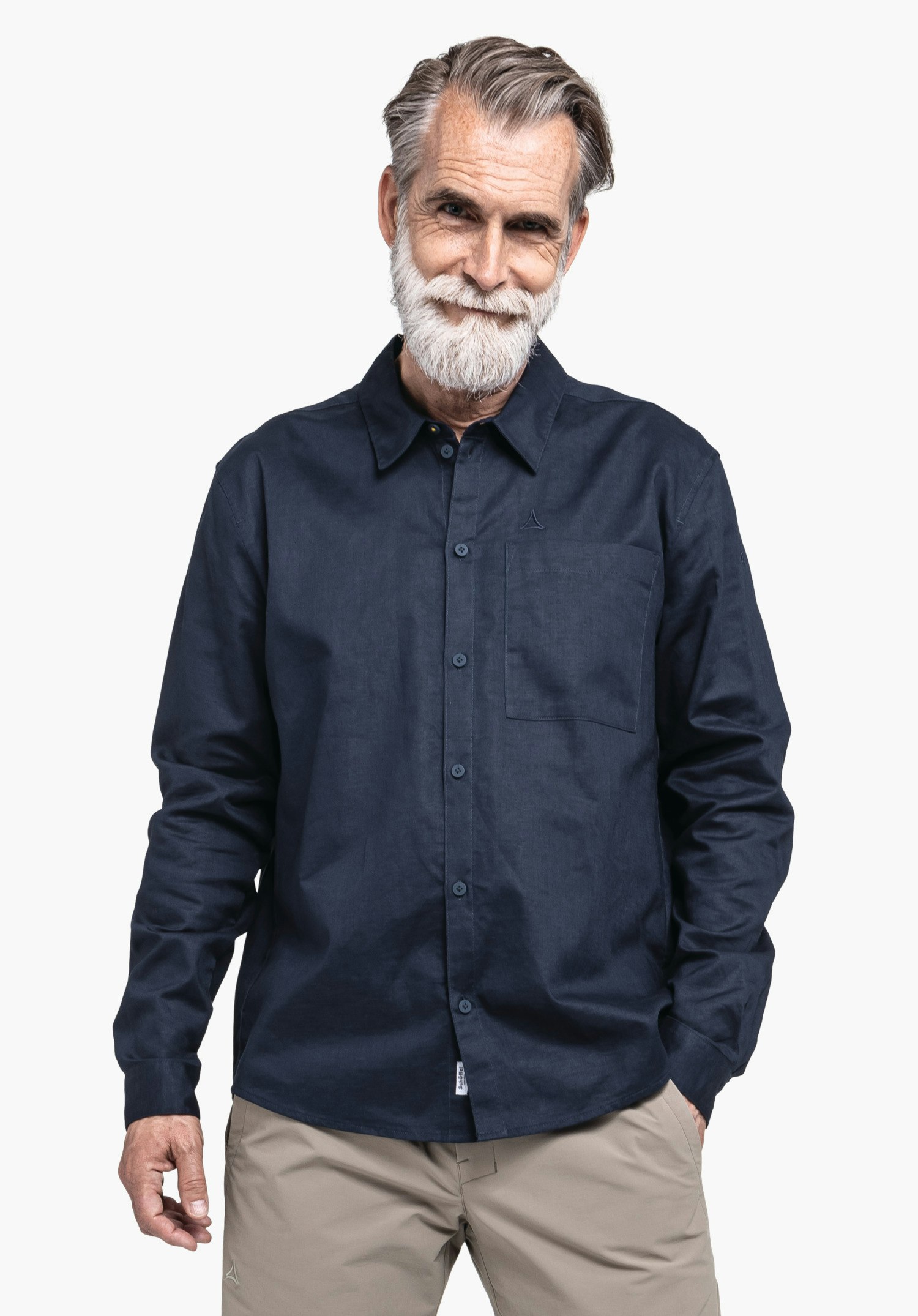 Summery & comfortable long-sleeved shirt