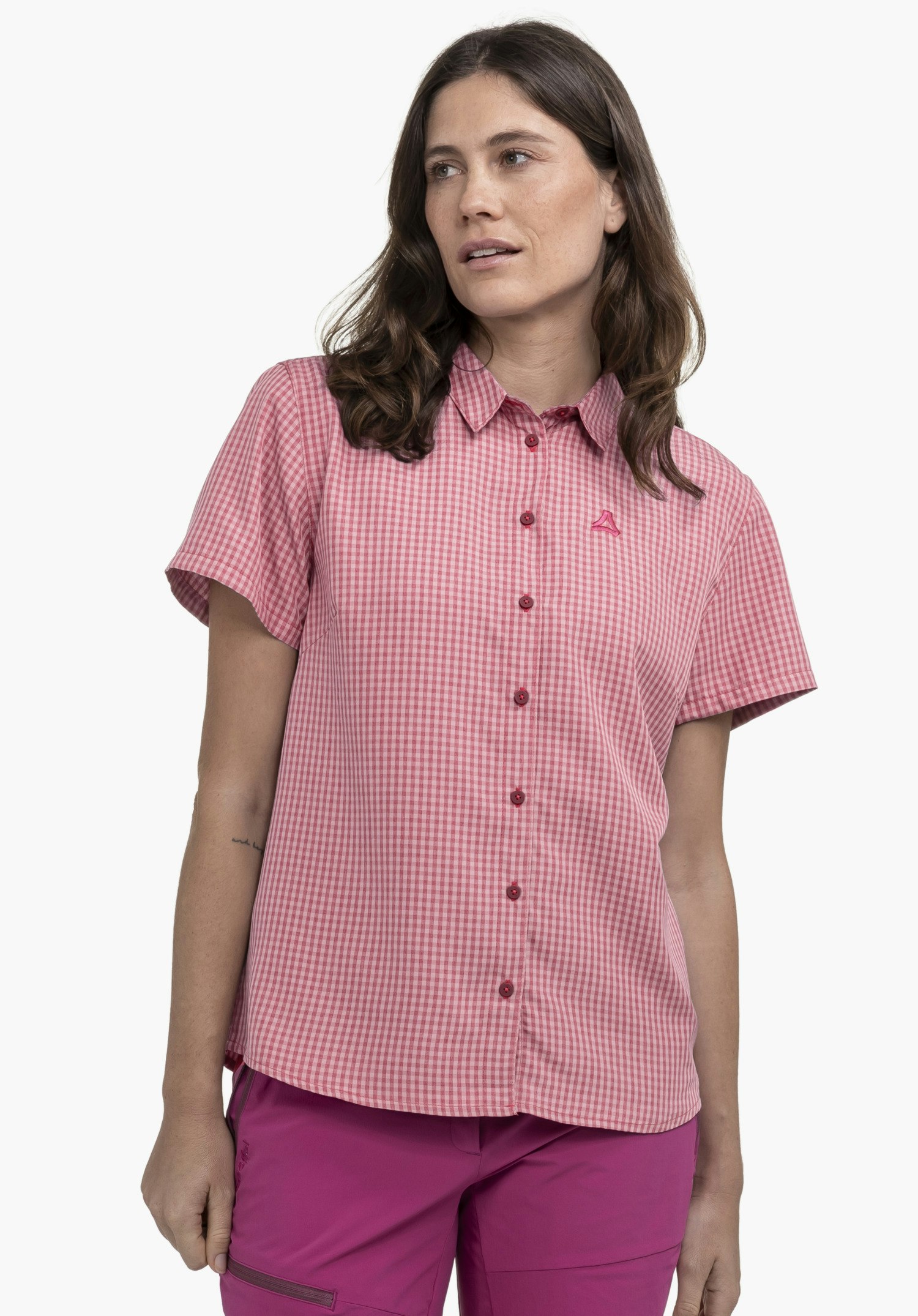 Quick-drying short-sleeved hiking blouse