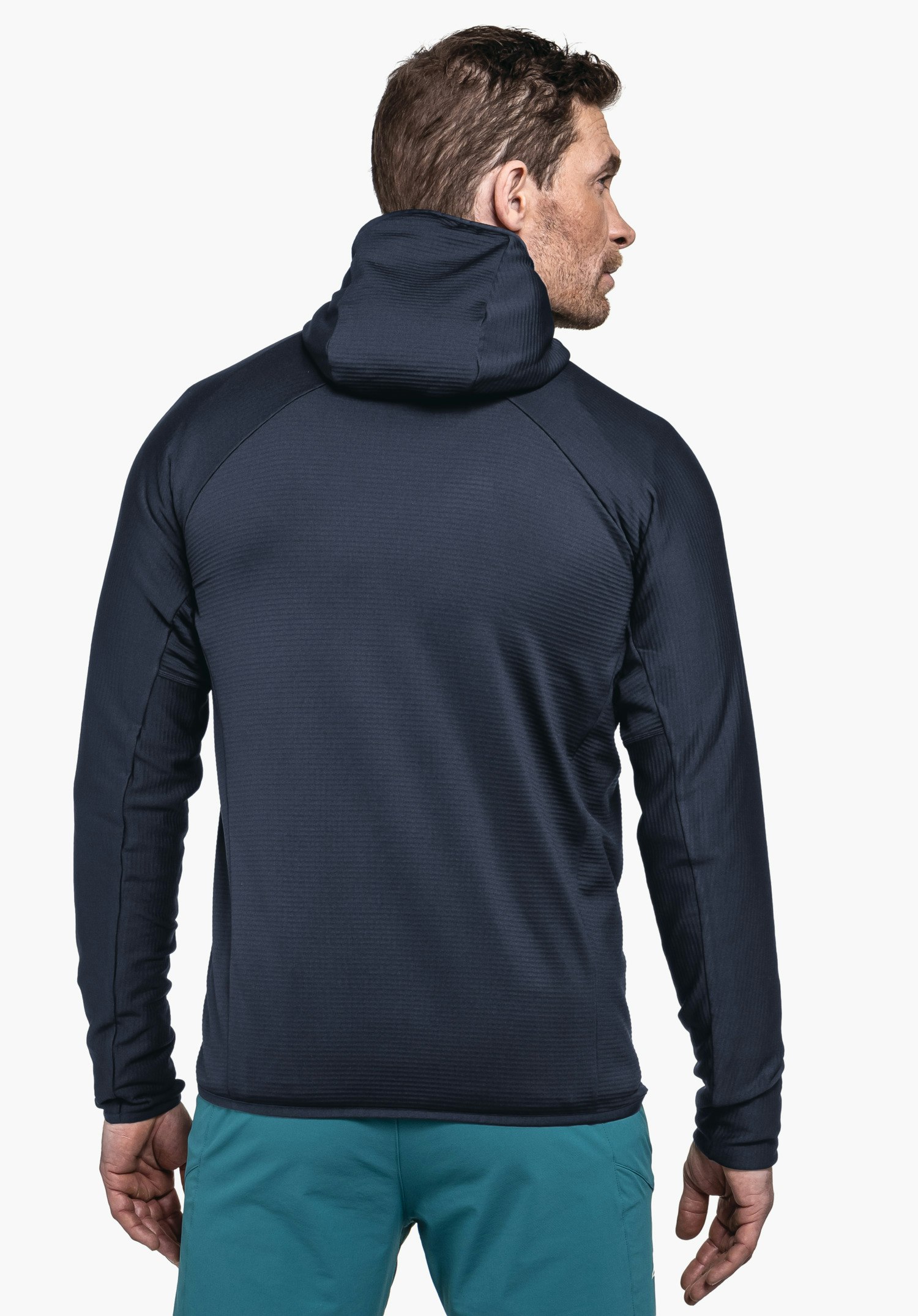 Fleece hoody for sporty hikes