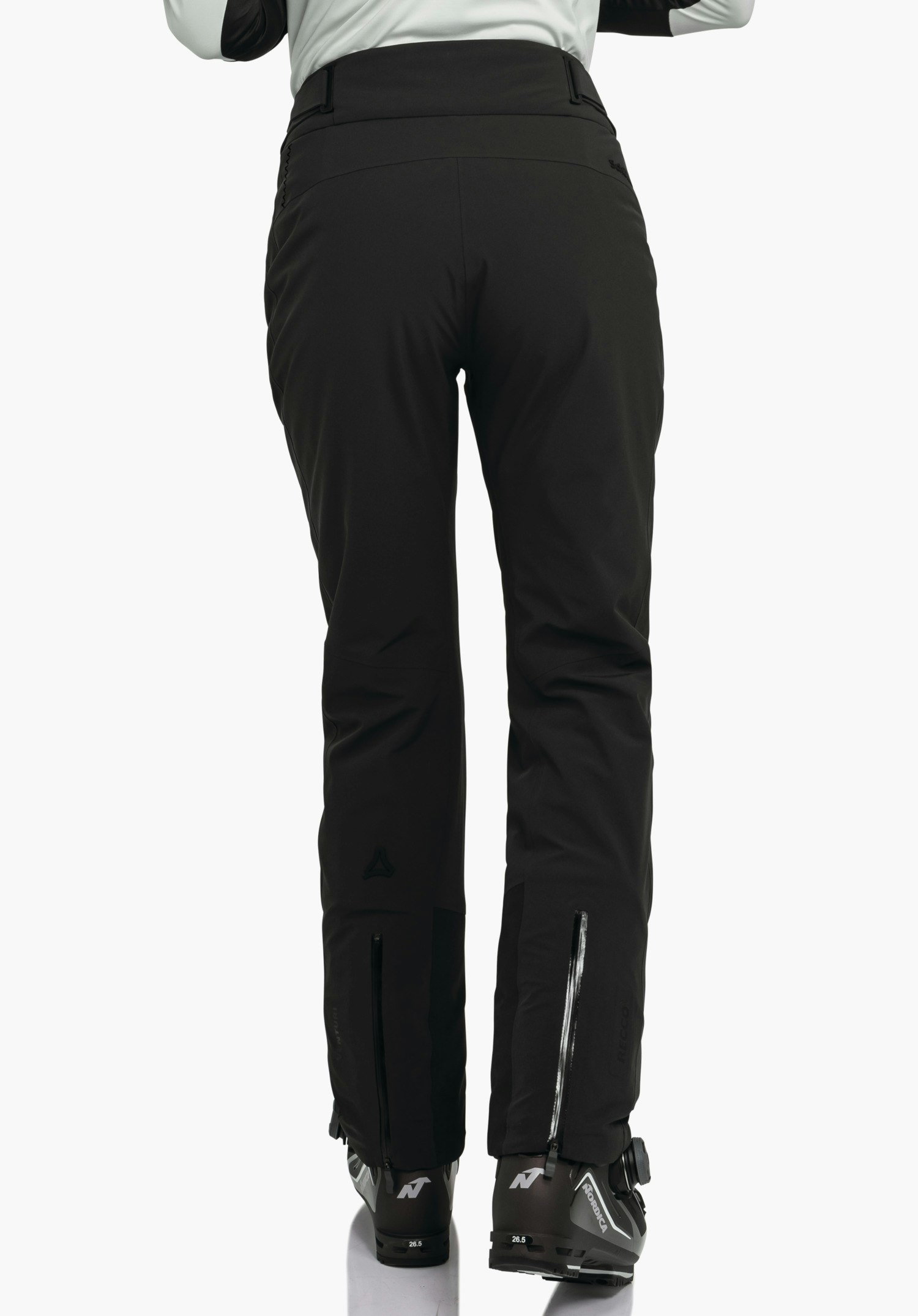 Waterproof, sporty performance ski pants