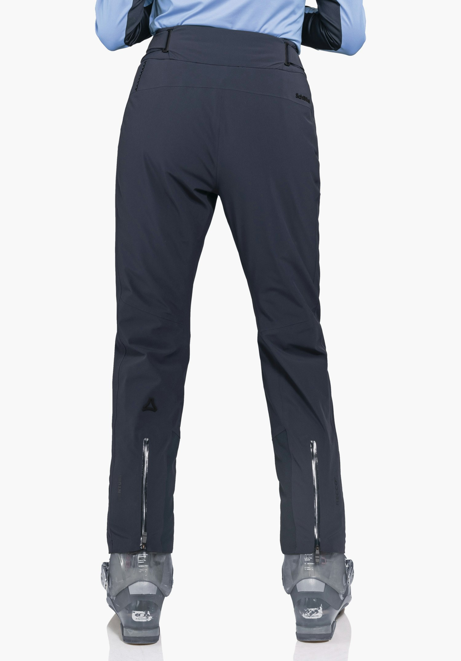 Waterproof, sporty performance ski pants