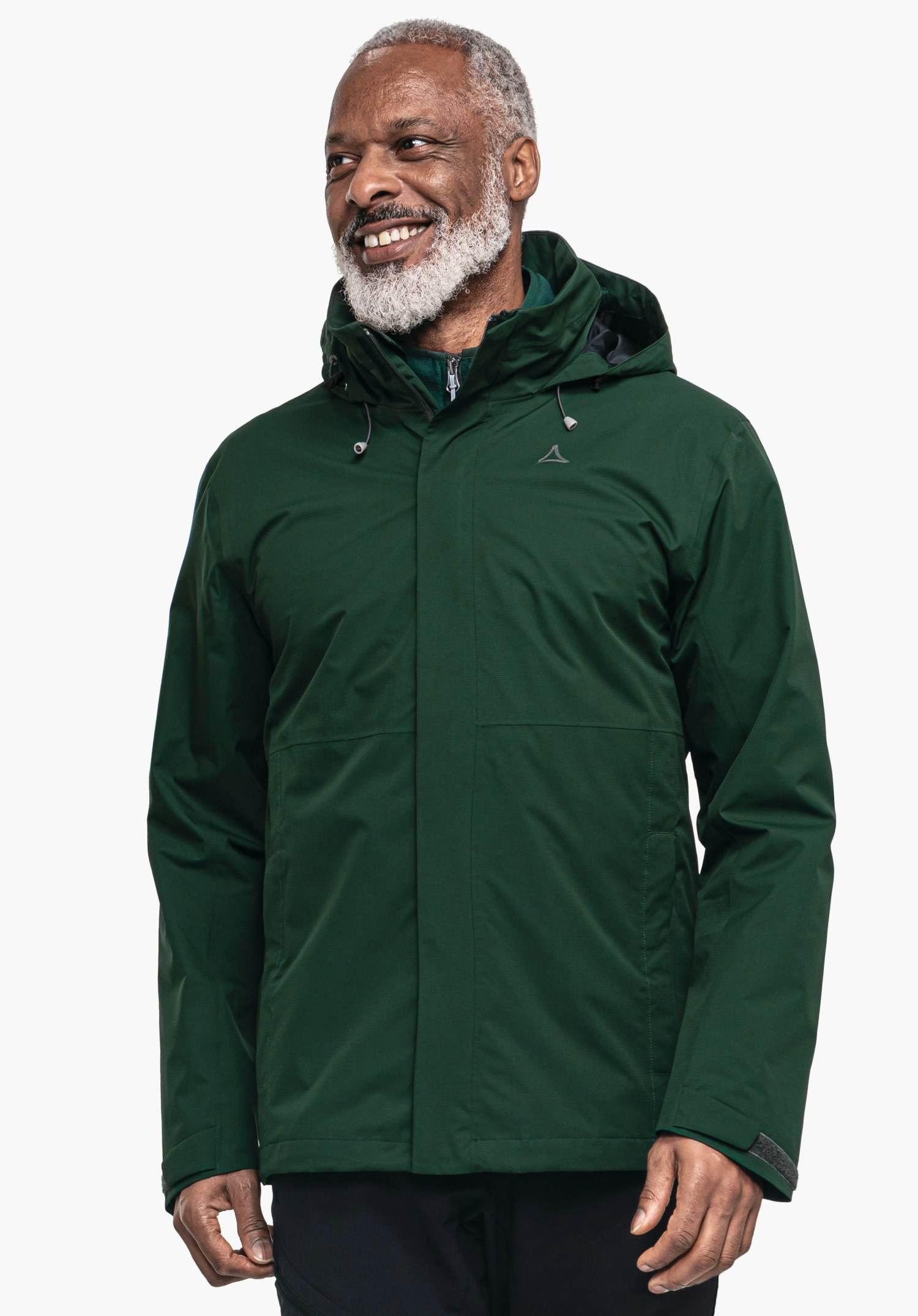Robust, wind- and waterproof rain jacket