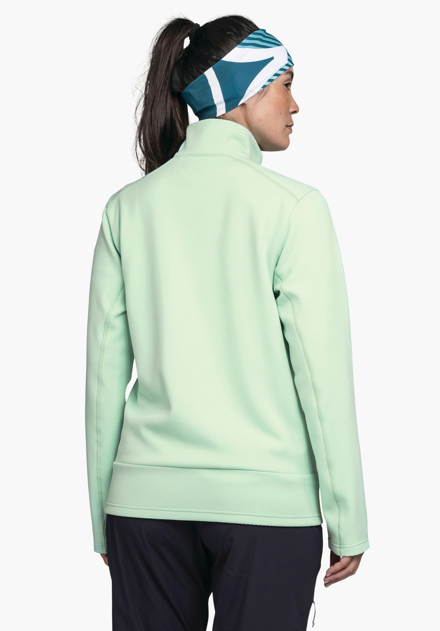 Warming knitted fleece jacket