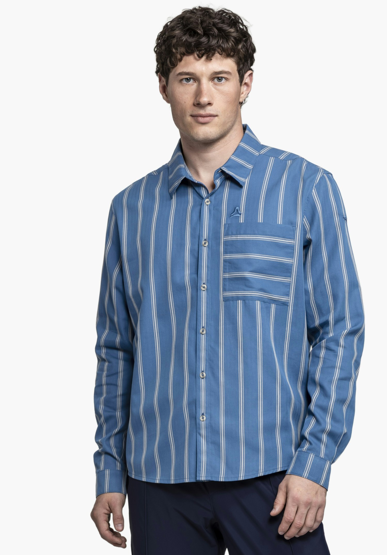 Summery long-sleeved shirt with UV protection